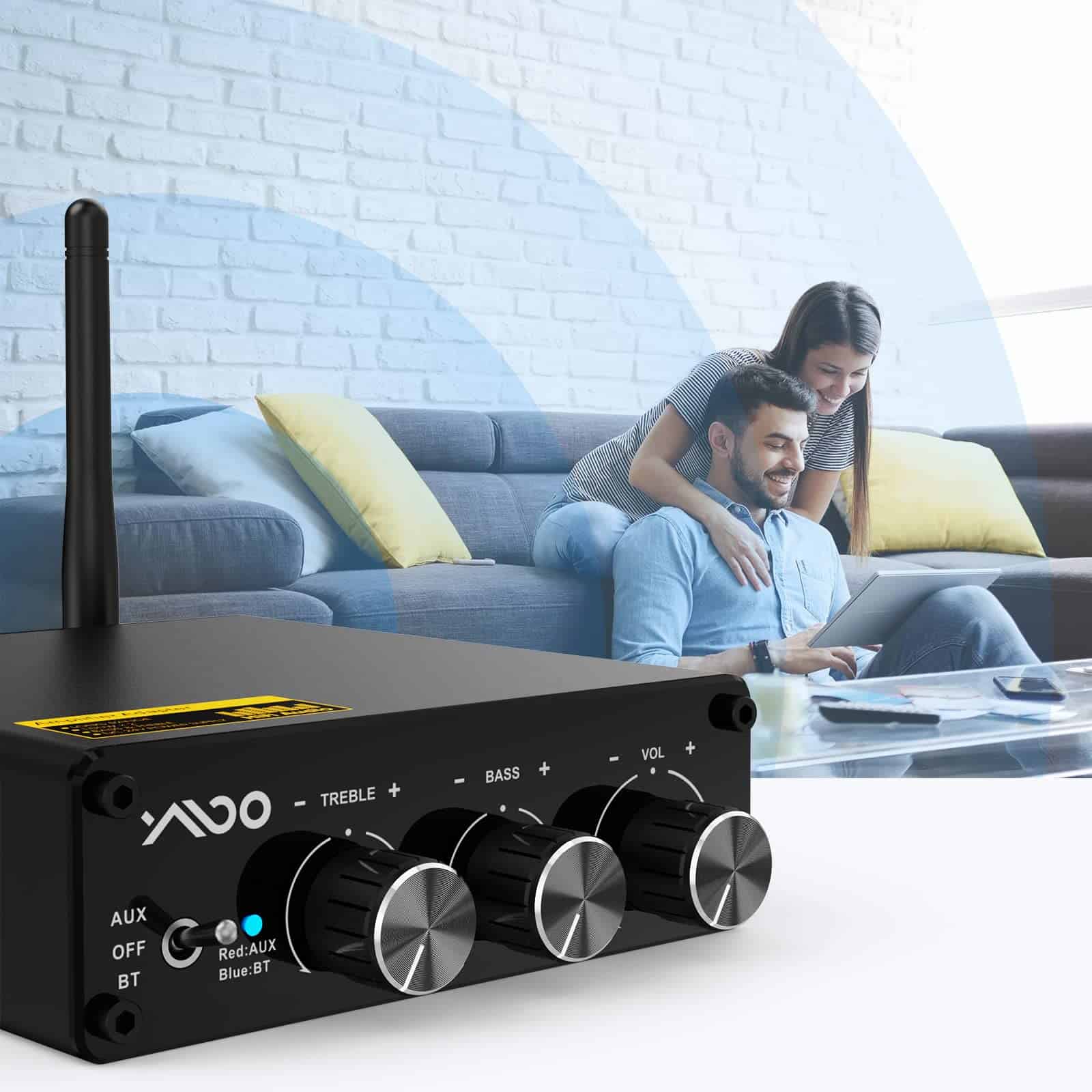 Amplificador Bluetooth 5.3 de 2 Canales para Subwoofer - Image 10