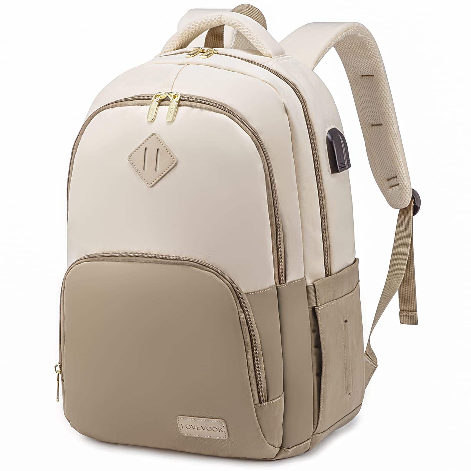 Mochila Para Laptop LOVEBOOK De 15.6'' UNISEX -Café