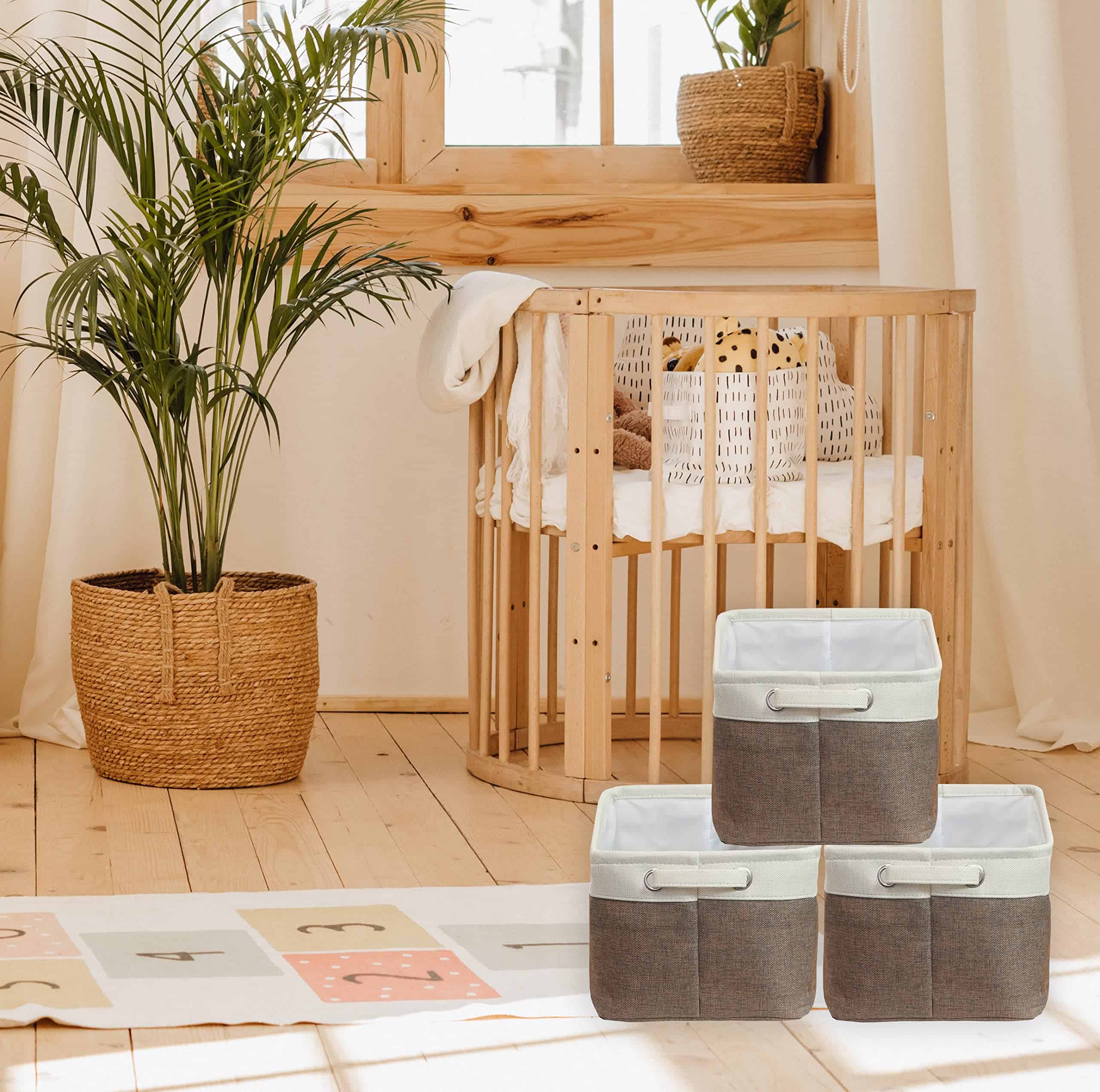 Caja de almacenamiento de tela grande de Simple Houseware, - Image 3