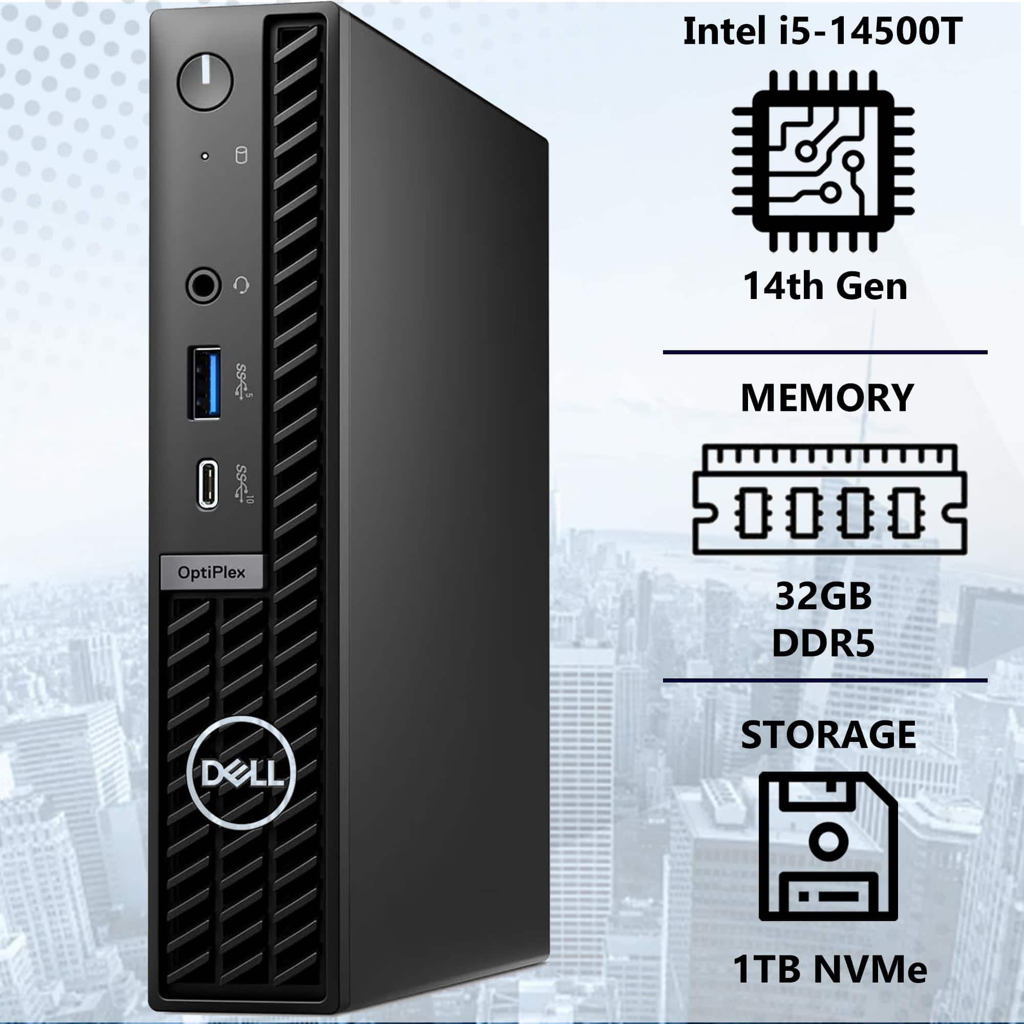 Alternative view of Dell OptiPlex 7020 7000 MFF Intel i5-14500T (14 Cores,