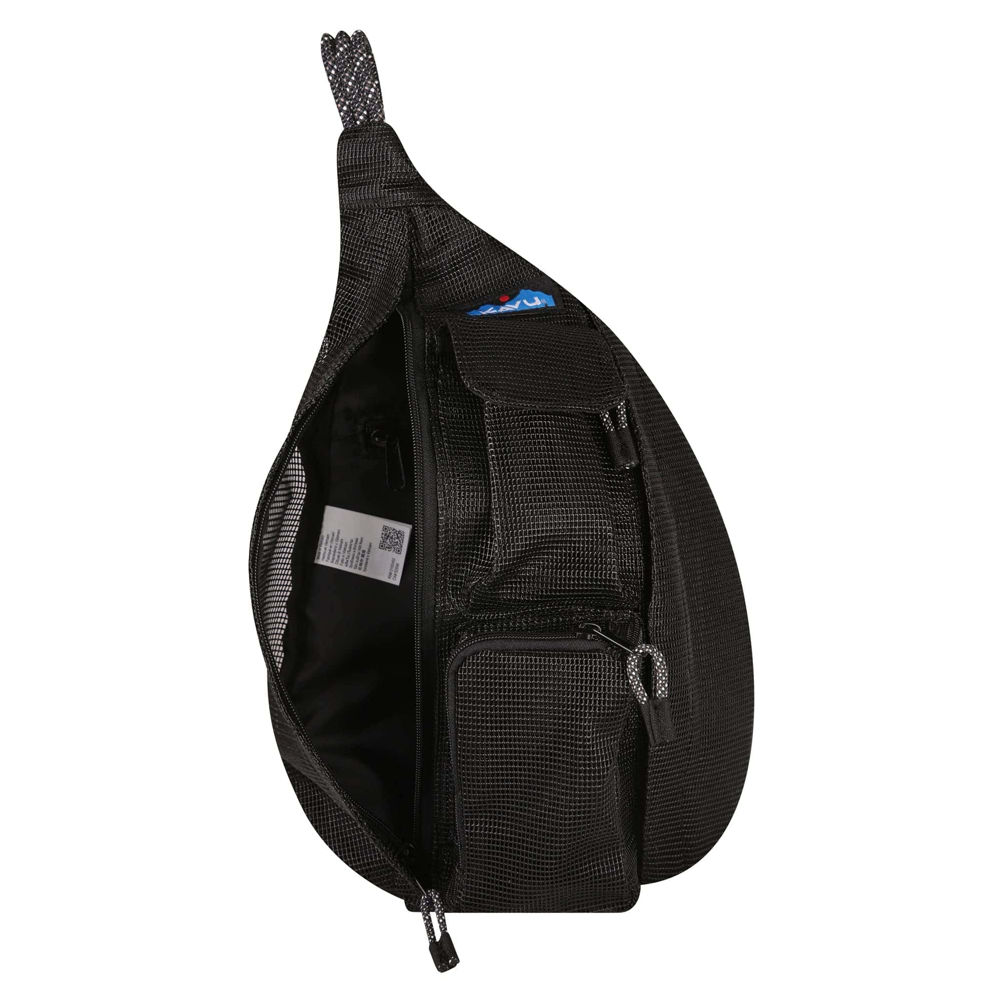 Bolso Mini Cruzado De Malla Para Playa Kavu - Negro - Image 4