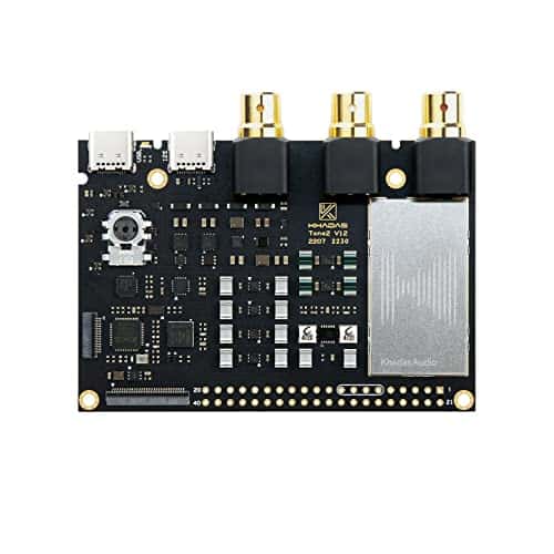 Kit Convertidor Audio Digital a Analógico Khadas RCA -Negro