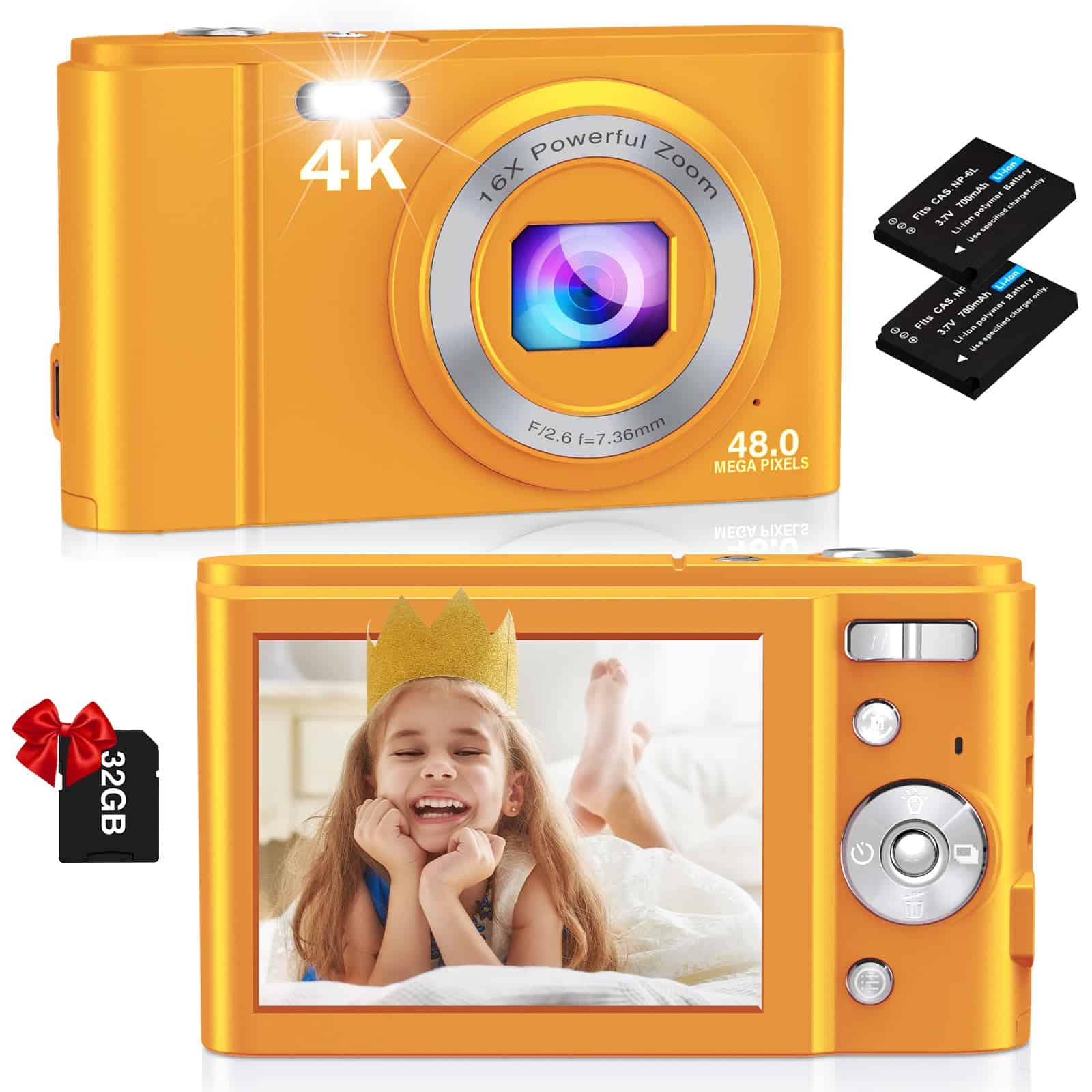 Cámara Digital para Niños con Tarjeta de 32 GB