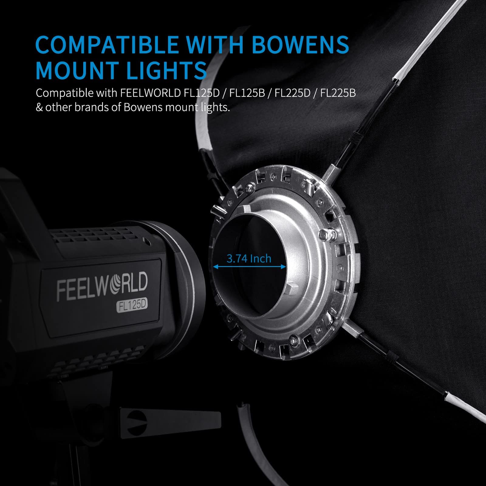 FEELWORLD FSR90 Rectangular Softbox, 60x90cm para FEELWORLD - Image 4