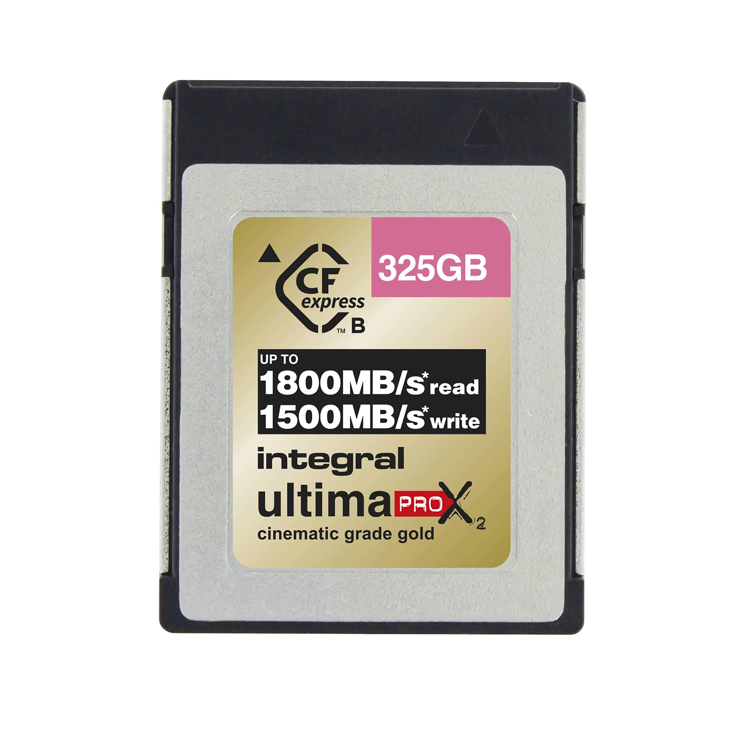 Tarjeta de memoria Integral 325GB CFexpress Tipo B 2.0 12K
