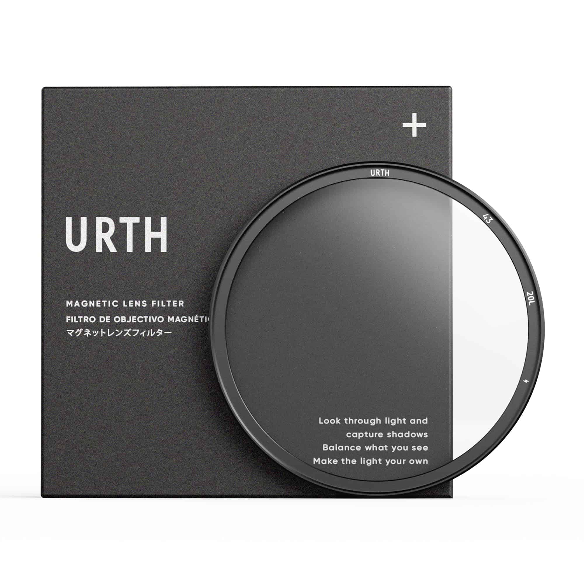 Filtro de lente UV magnético Urth 43 mm (Plus +) - Ultra