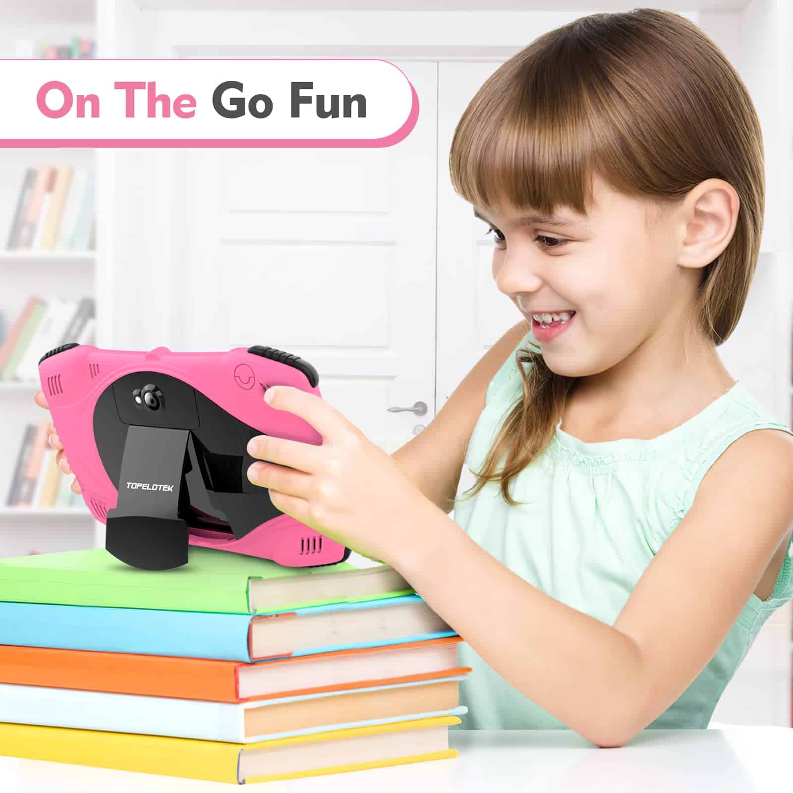 Tableta TOPELOTEK para niños de 7 pulgadas con estuche - Image 7