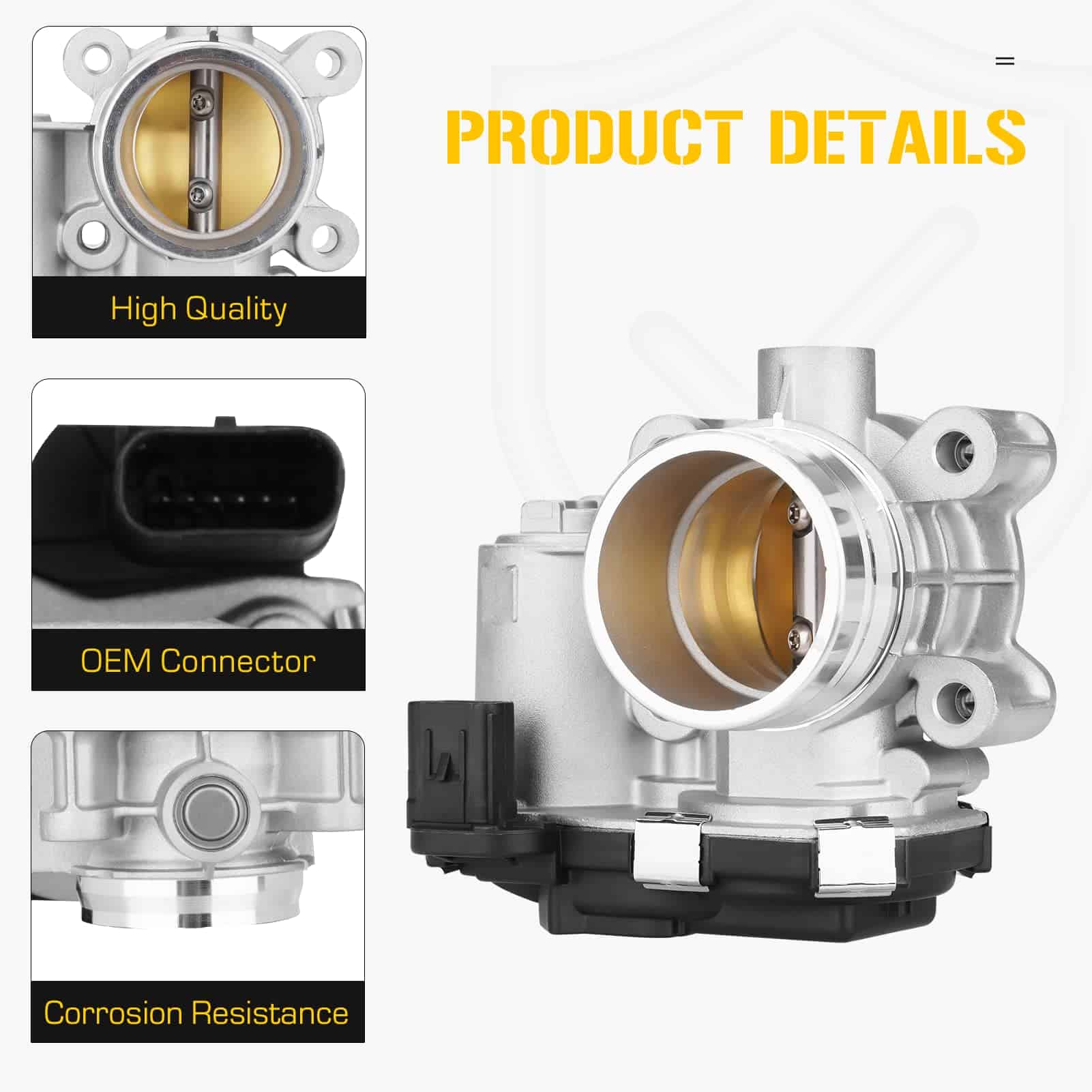 Cuerpo del acelerador electrónico 12671379 para Chevrolet - Image 3