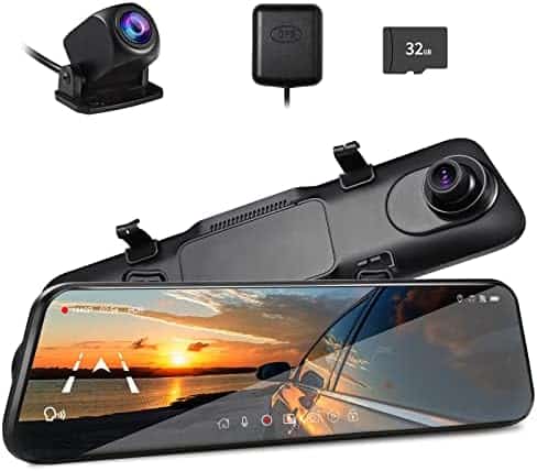 Retrovisor 2 Cam Pelsee P12 Pro 12'' Touch GPS + Sensor -N