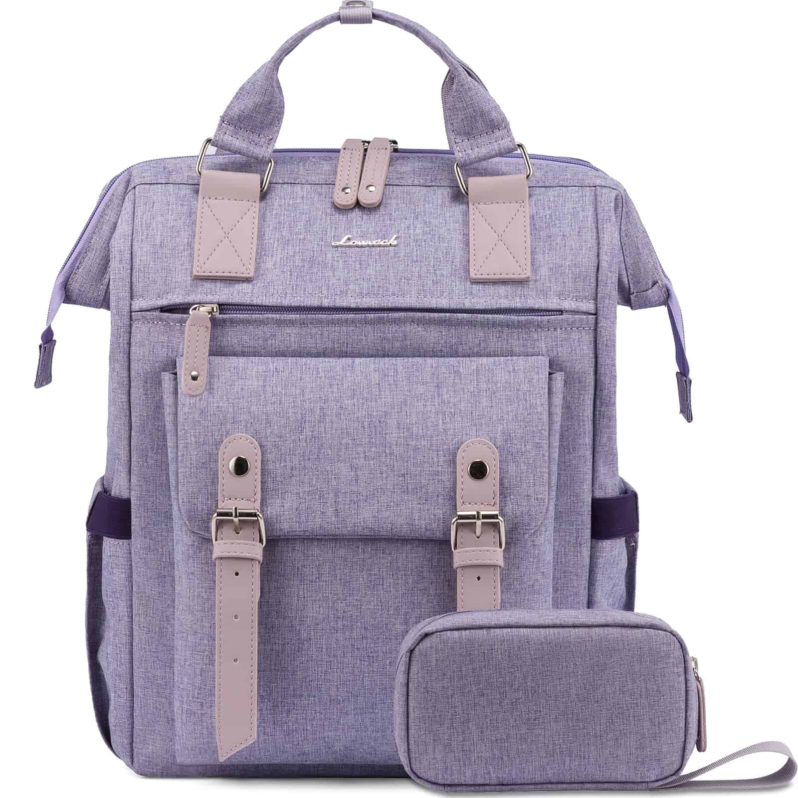Mochila para Laptop LOVEVOOK 17'' Durable y Resistente -Lila