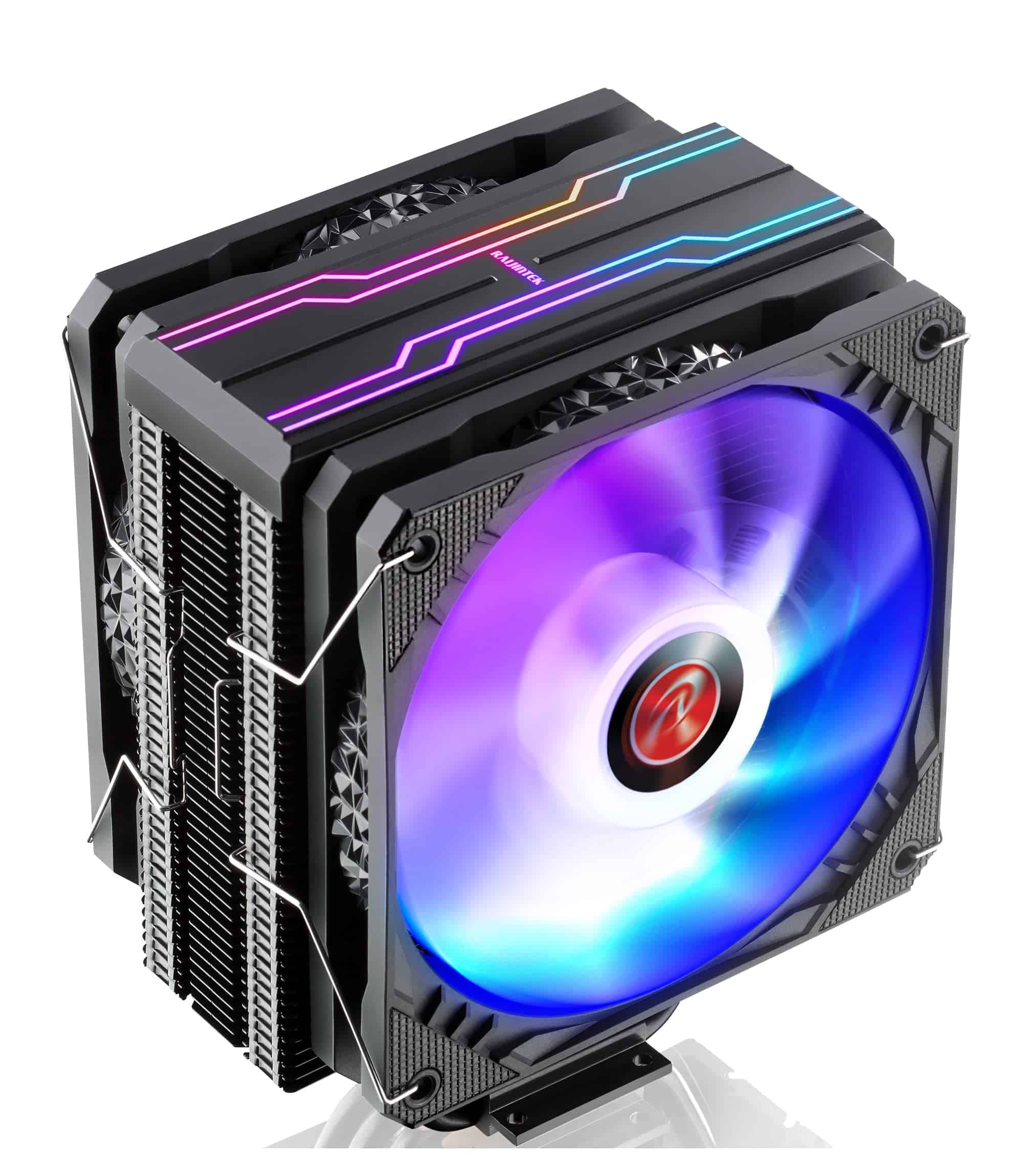 Raijintek Eleos 12 Duo Rbw Cpu Air Cooler, Dos Ventiladores