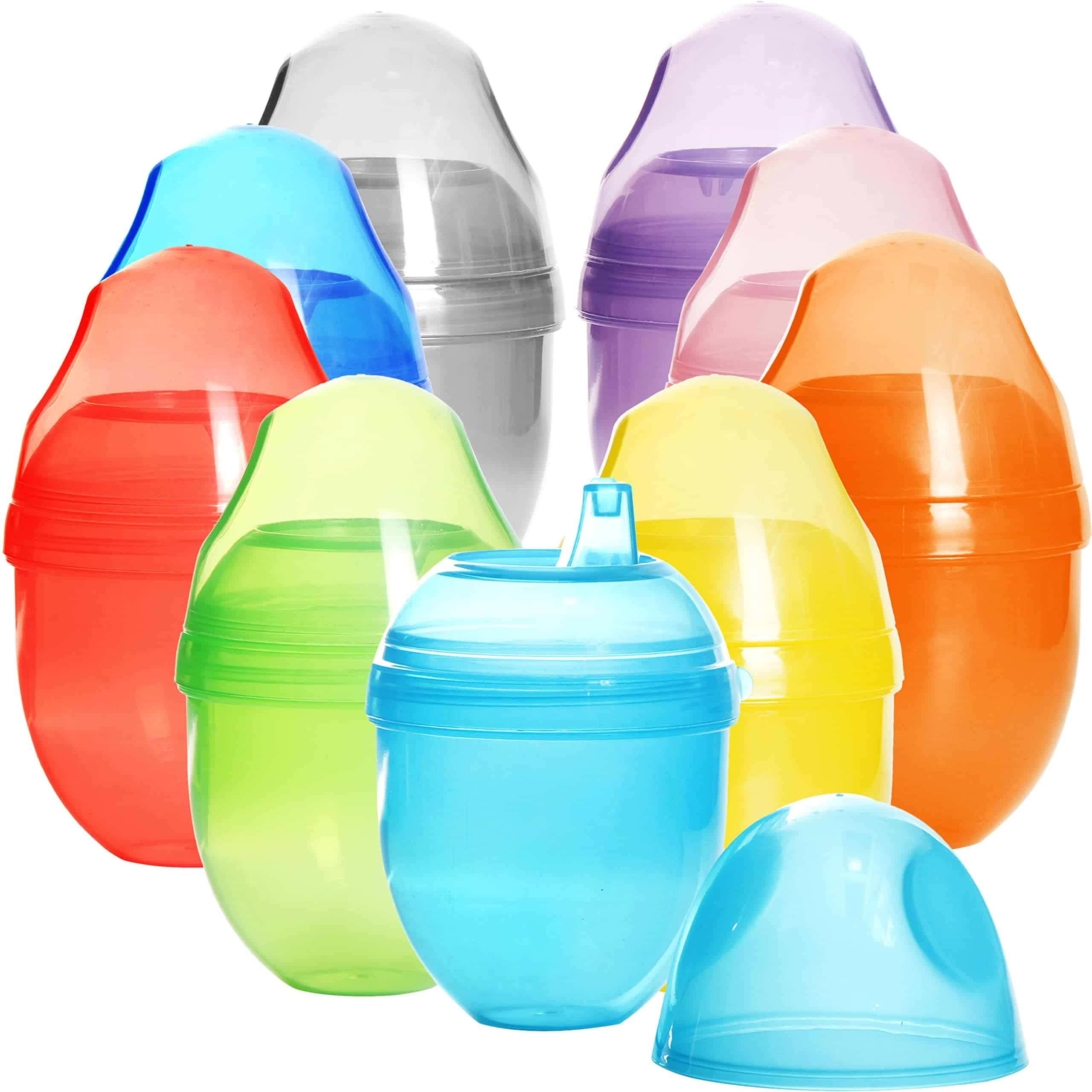 Youngever 9 Pack 7 Ounce Kids Sippy Cups - 9 Vasos de