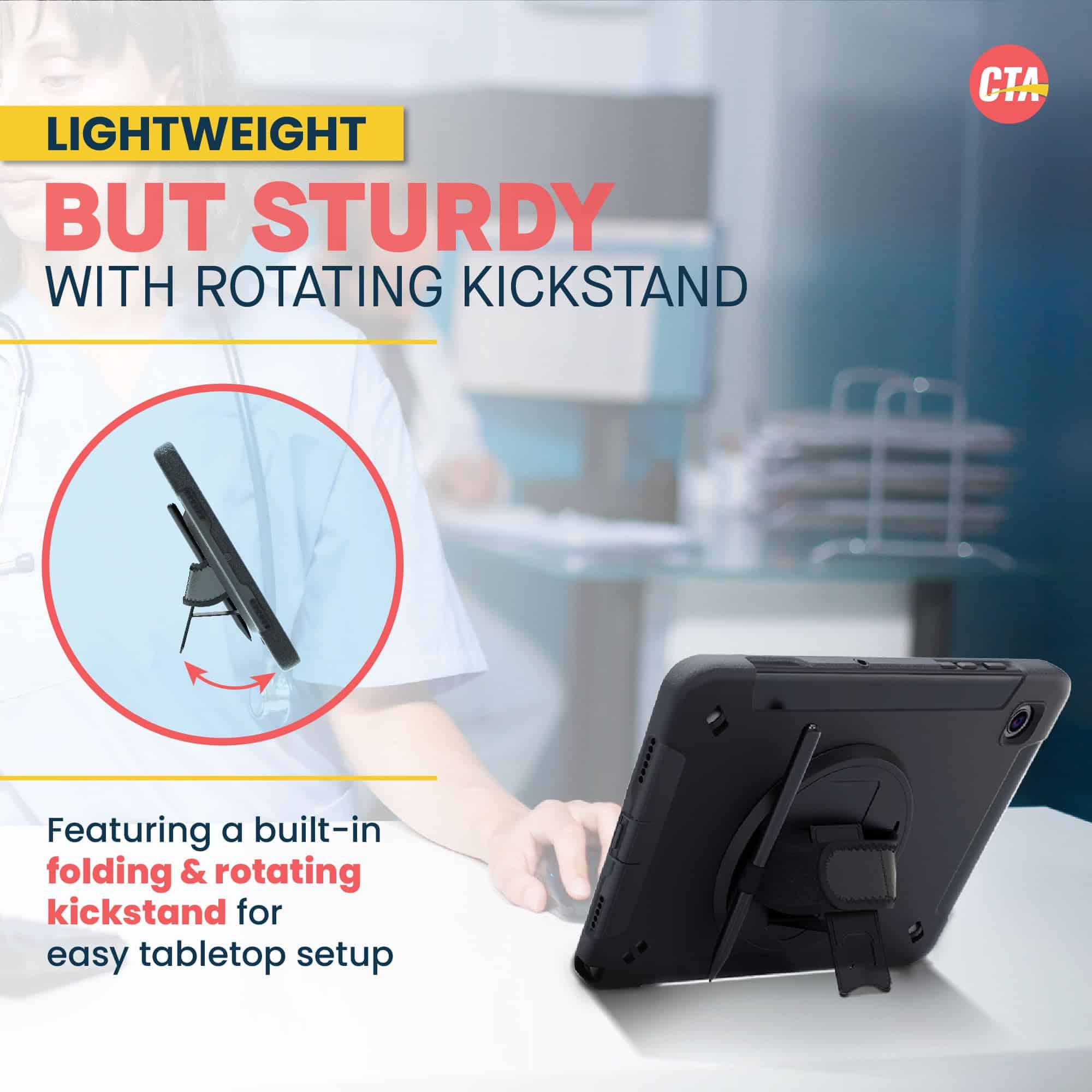 Funda para Galaxy Tab A8 | CTA Funda Duradera para Tablet - Imagen 6