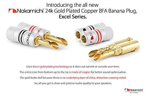 Conjunto de 12 conectores Banana Plug BFA Chapados en Oro - Image 3