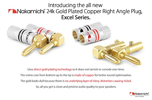 Nakamichi Excel Series Conector Banana de Oro de 24k - Image 3