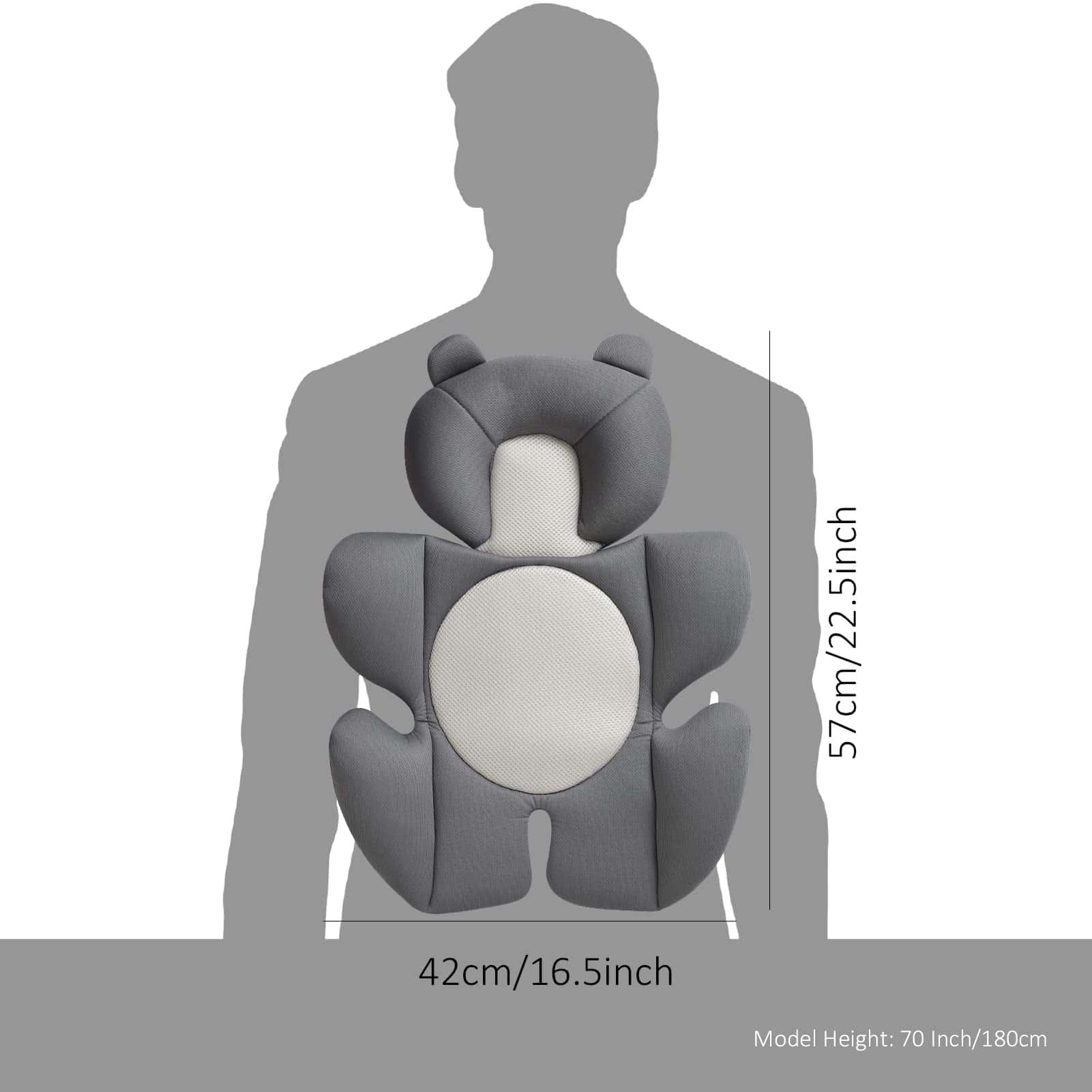 Cojín de Soporte para Bebé Recién Nacido Inserto Infantil - Imagen 3