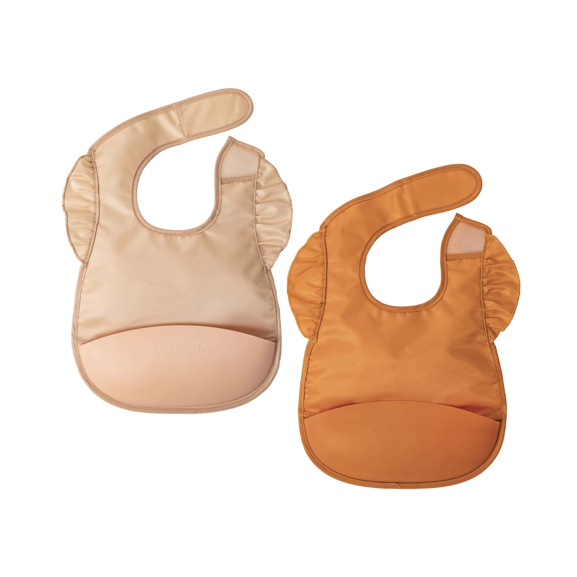 Baberos de Silicona Tiny Twinkle para Bebés de -Arena, Canel