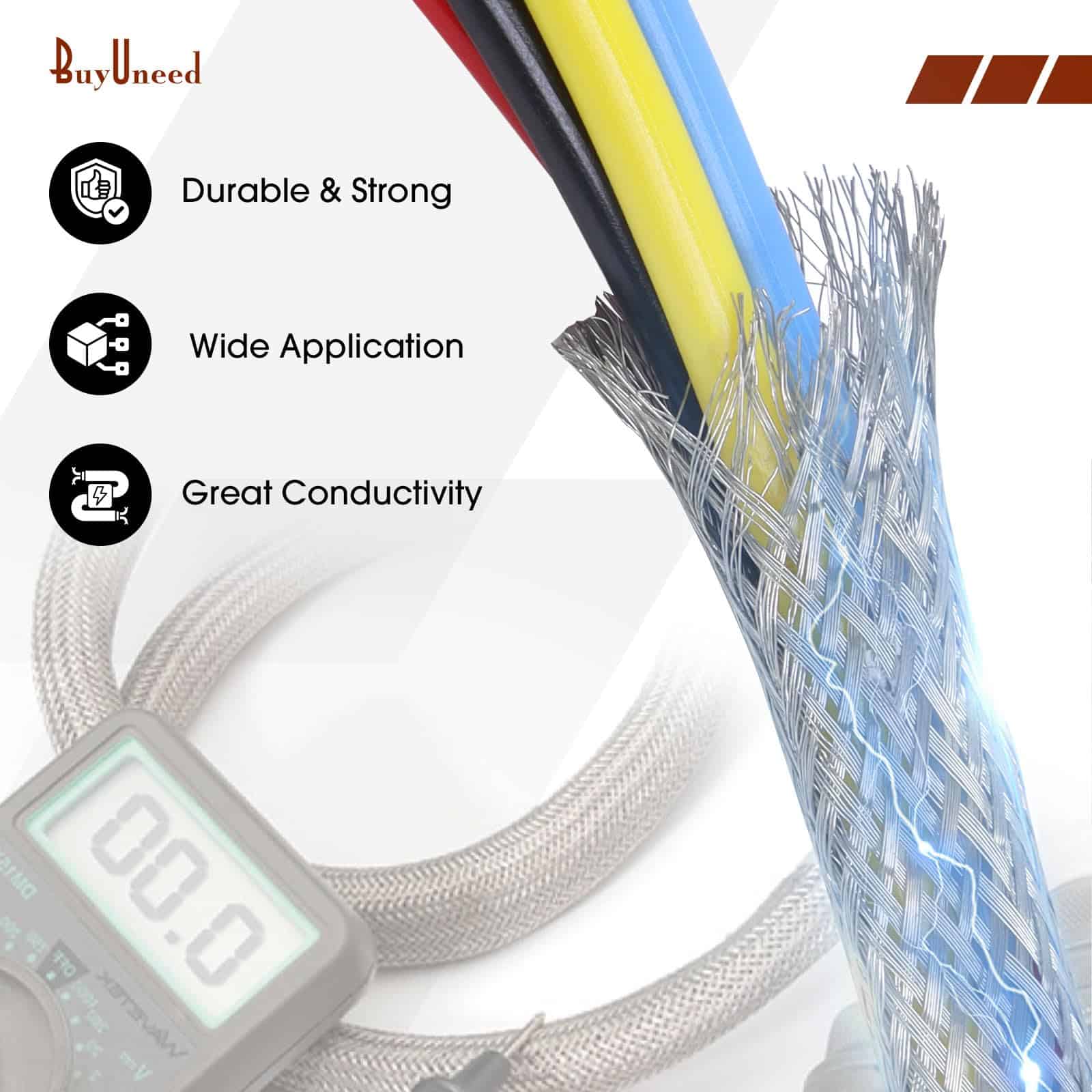 Trenza de cable de cobre estañado para protección de malla - Image 8