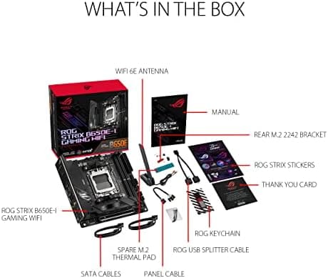 Tarjeta Madre Asus Rog Strix B650E AM5 Ryzen 7000 -Negro - Imagen 8
