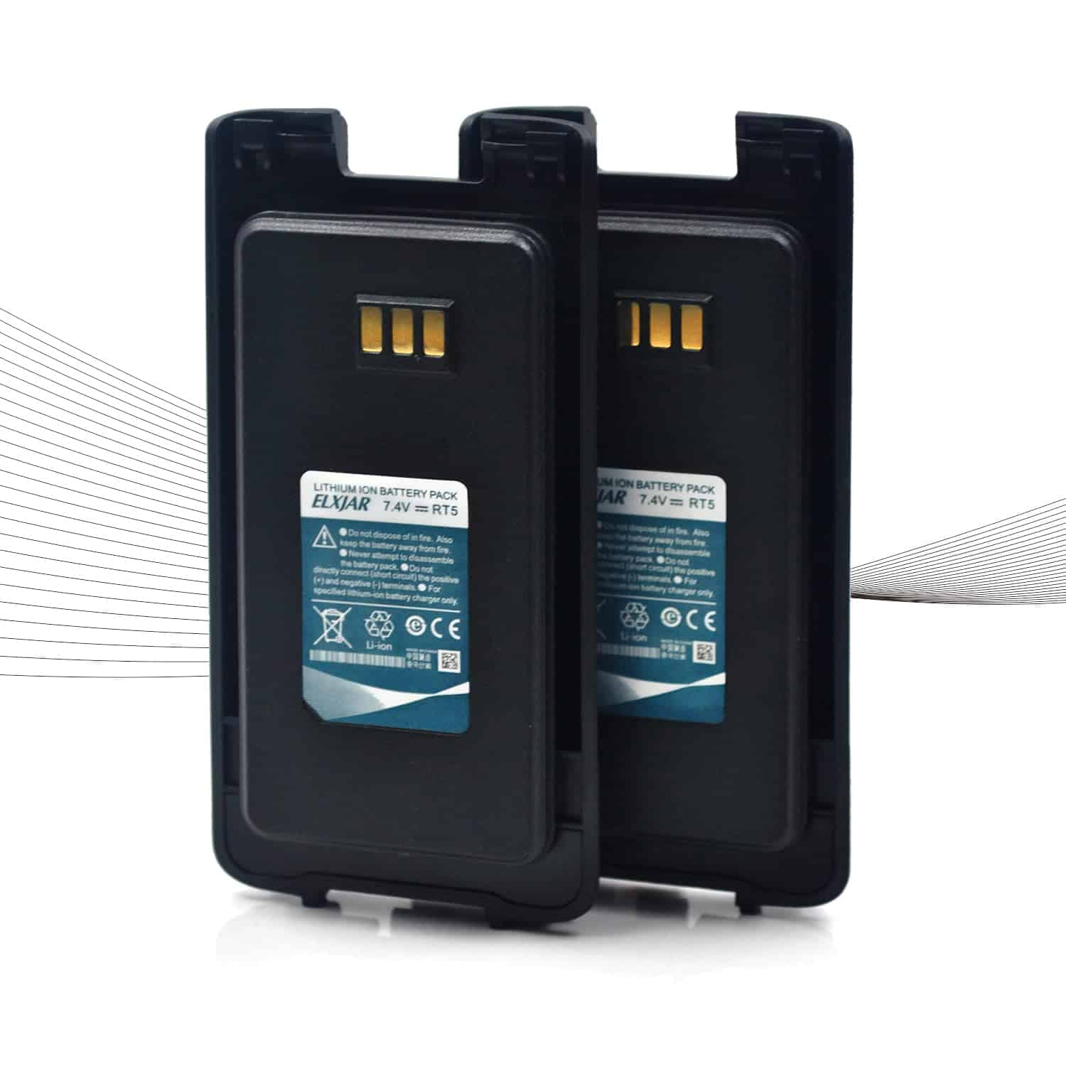 (Paquete de 2) Batería de 7.4V 2200mAh MD390 de Reemplazo