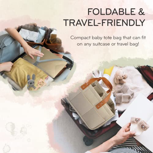 Organizador de Pañales KiddyCare para Bebé Cesto Regalo - Imagen 4