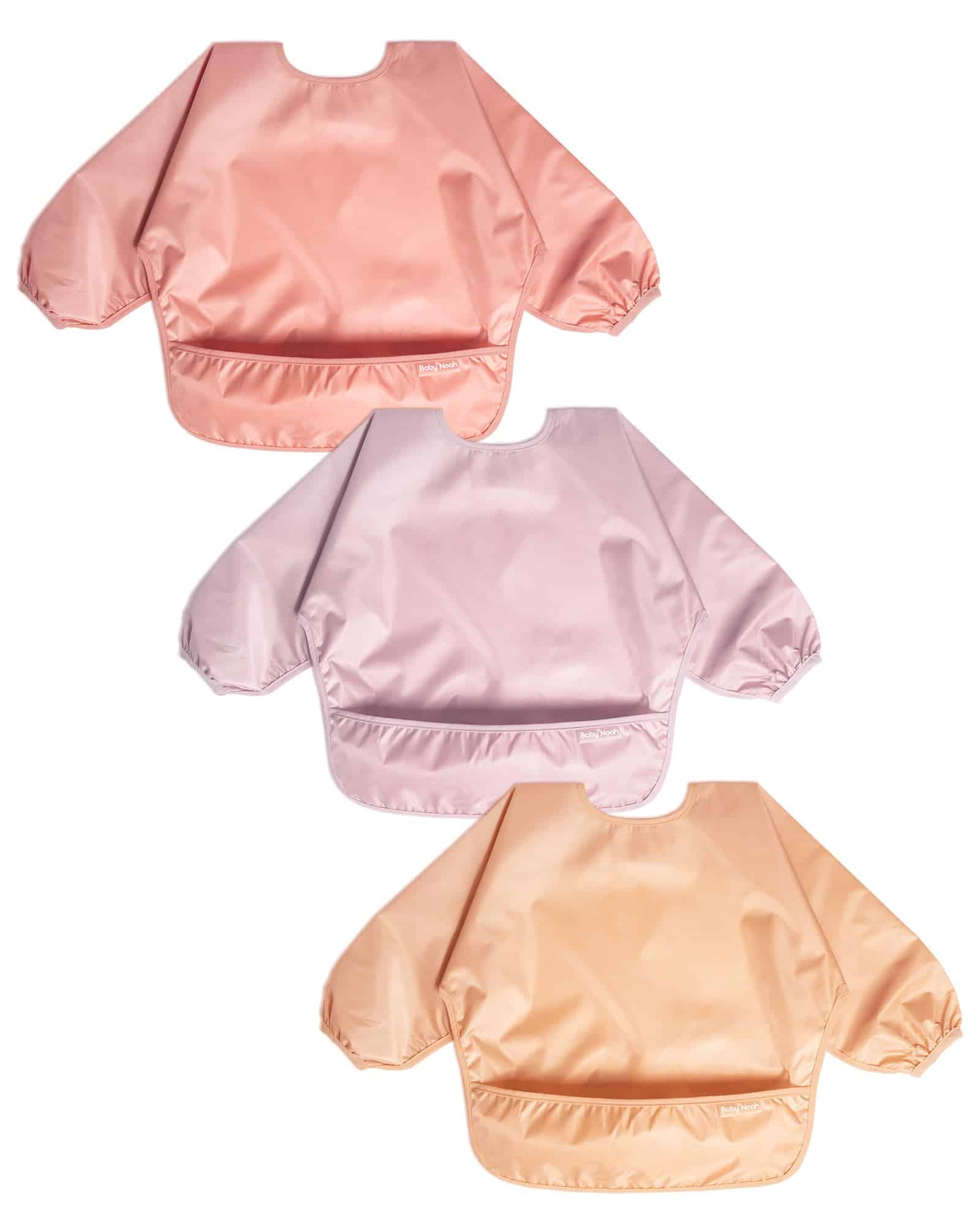 Zoosa Babero impermeable de manga larga para bebé niño