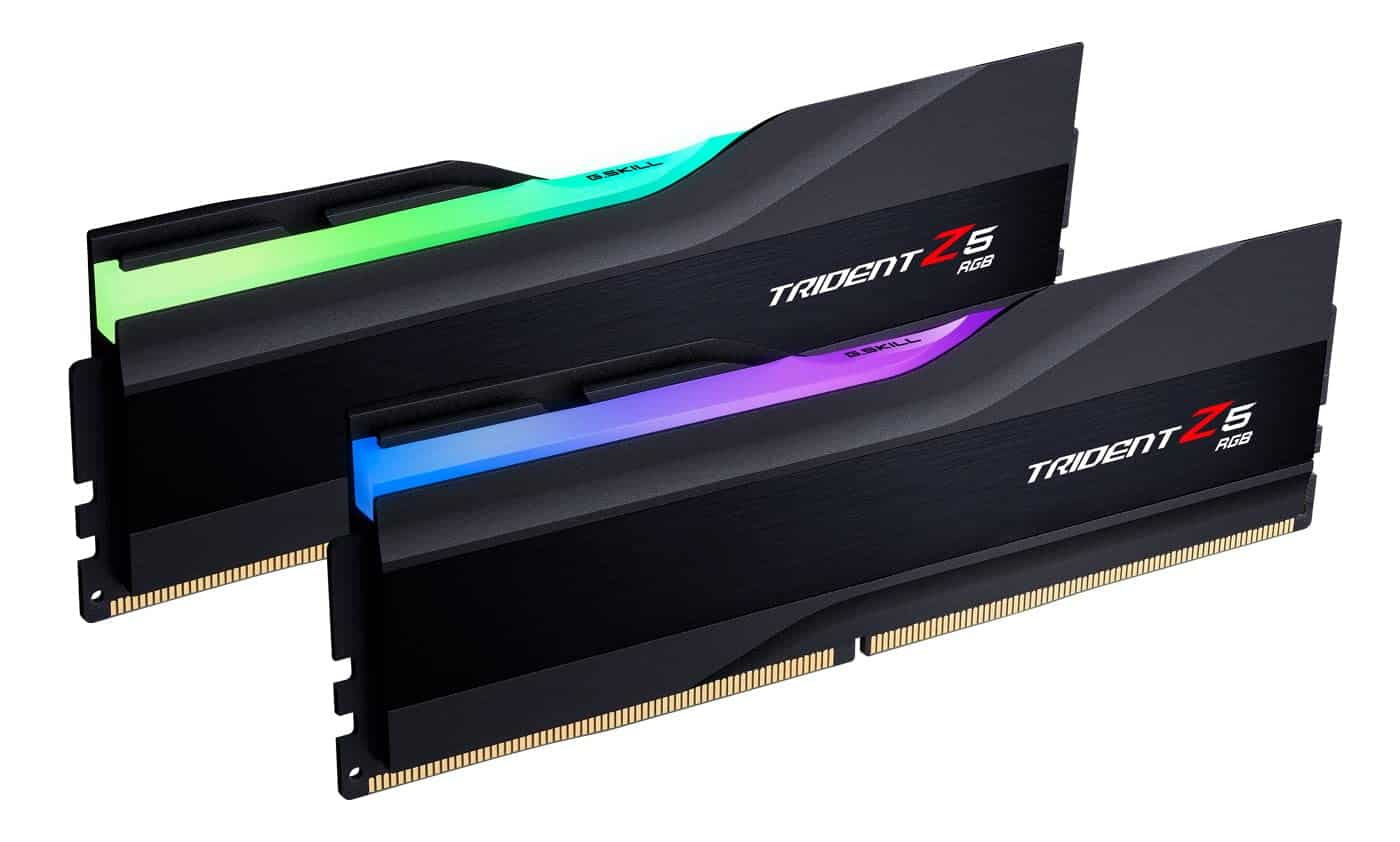 Kit de canal dual 64GB G.Skill DDR5 Trident Z5 RGB 6400MHz