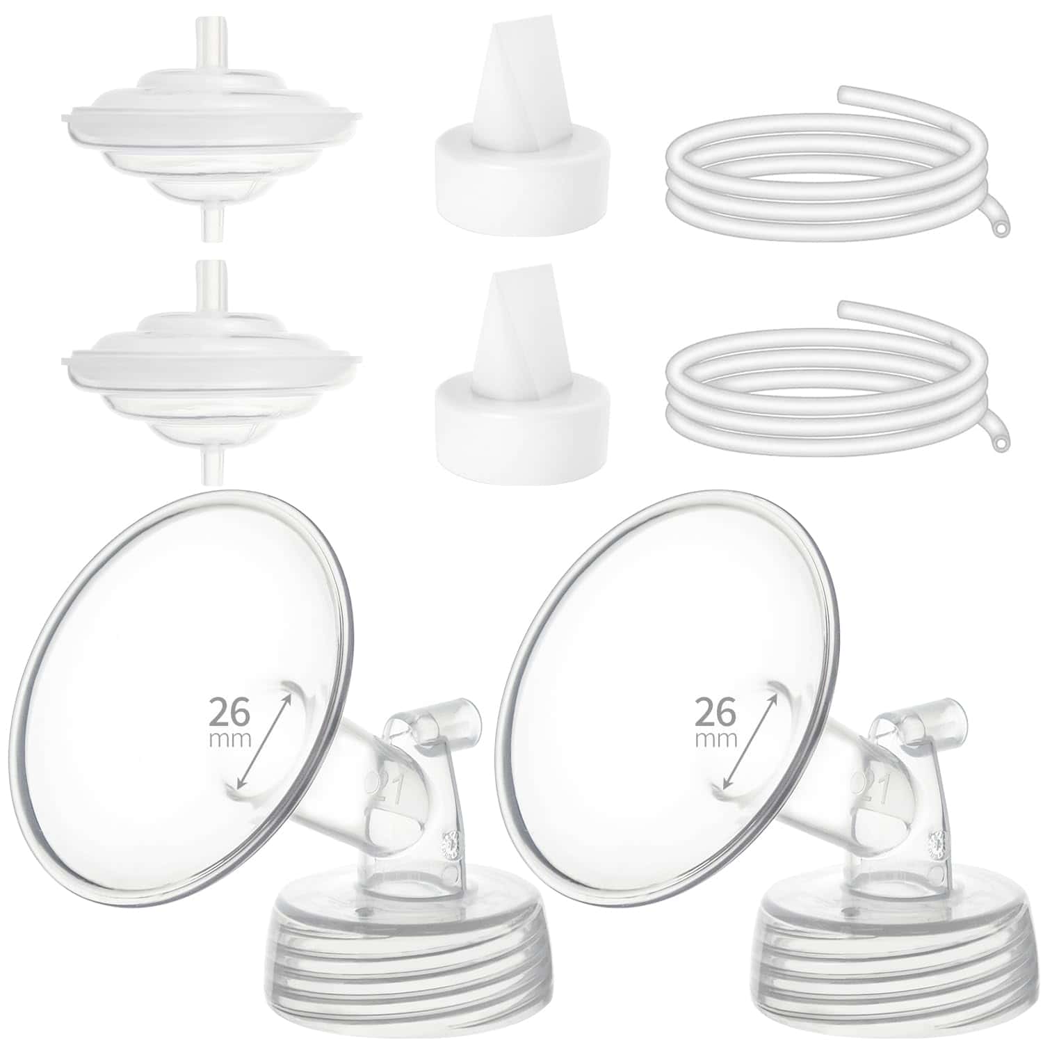 Piezas de Sacaleches Belmikal Compatible con -Clear