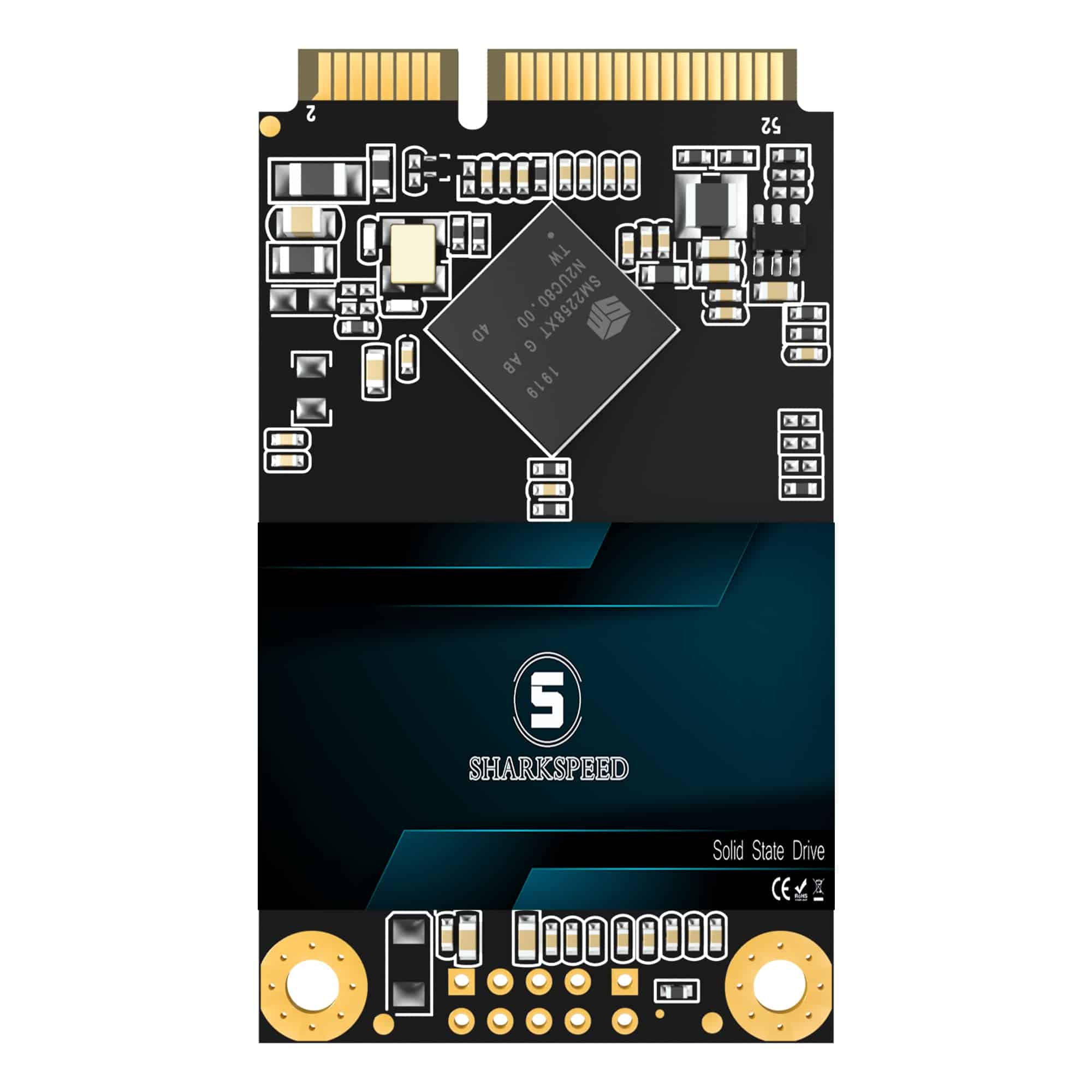 Memoria de Estado Solido SHARKSPEED mSATA 3 2TB 6Gb/s