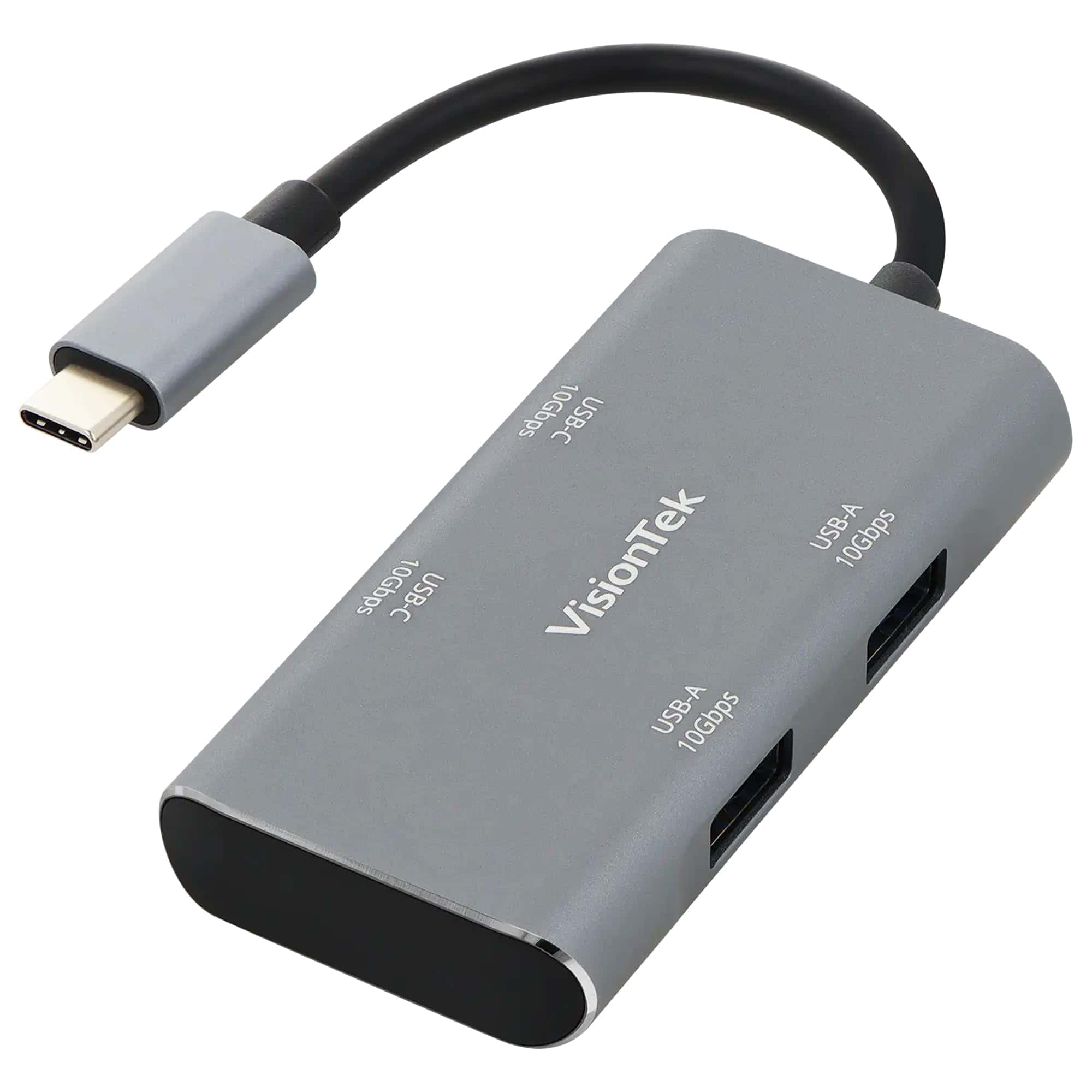 Concentrador USB-C VisionTek - 2X USB-A, 2X USB-C para