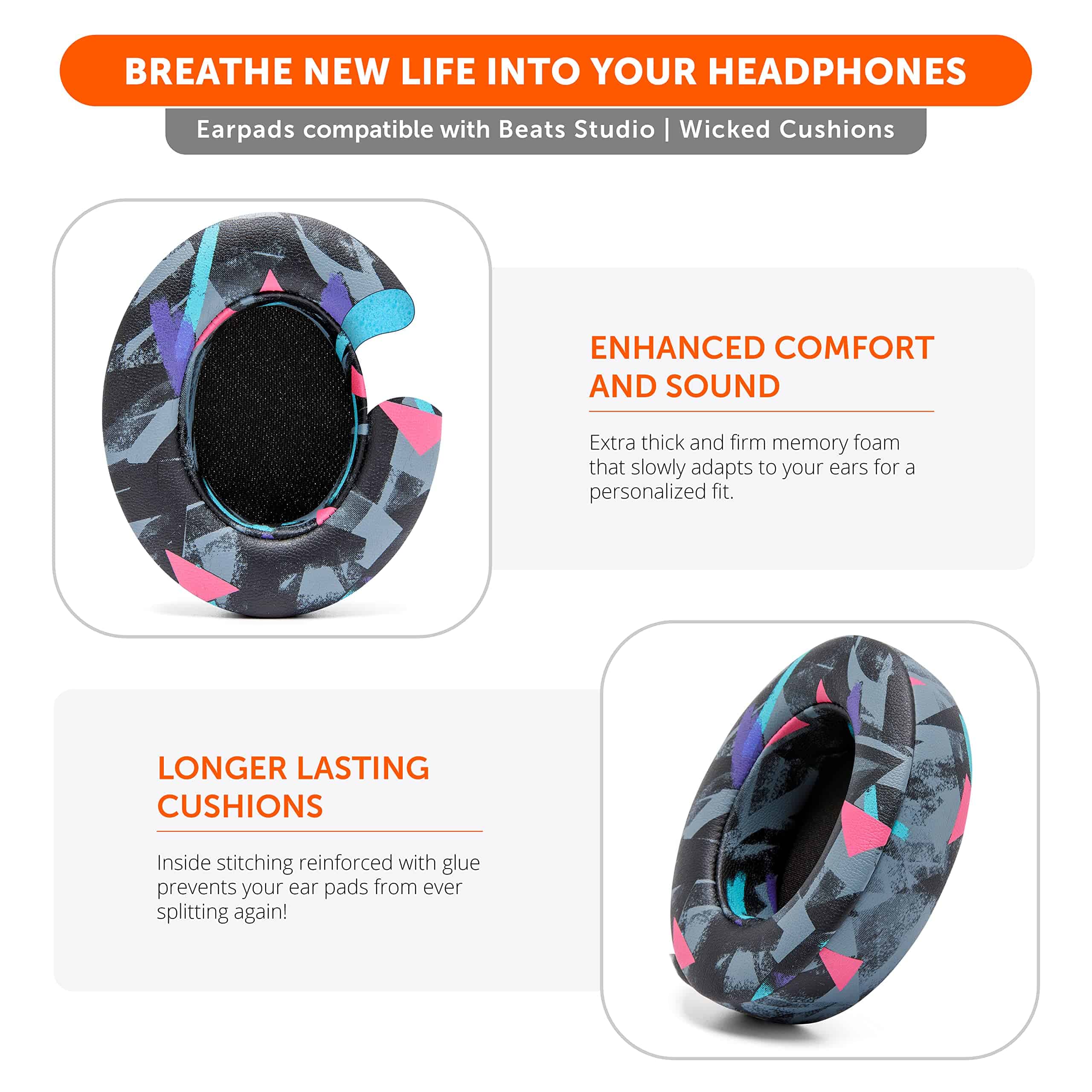 Almohadillas de Repuesto Wicked Cushions para Beats Studio - Image 6