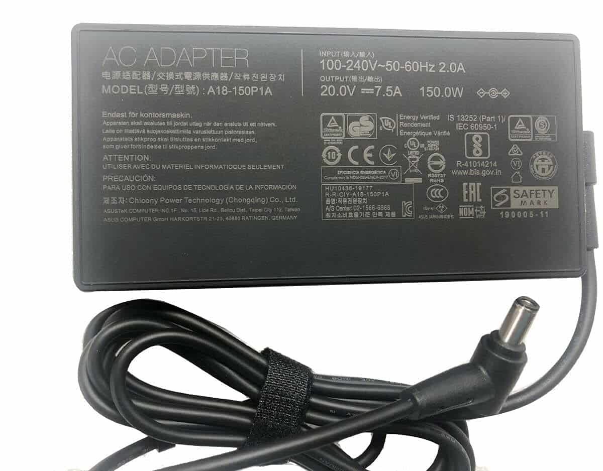 FHSJD 20V 7.5A 150W 6.0X3.7mm Adaptador de corriente AC
