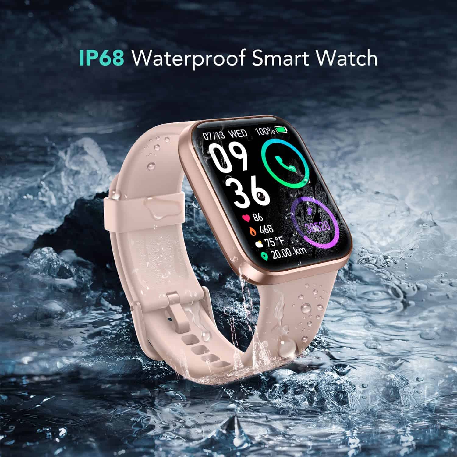 Reloj Inteligente SKG para Hombres Mujeres Android iPhone, - Imagen 7
