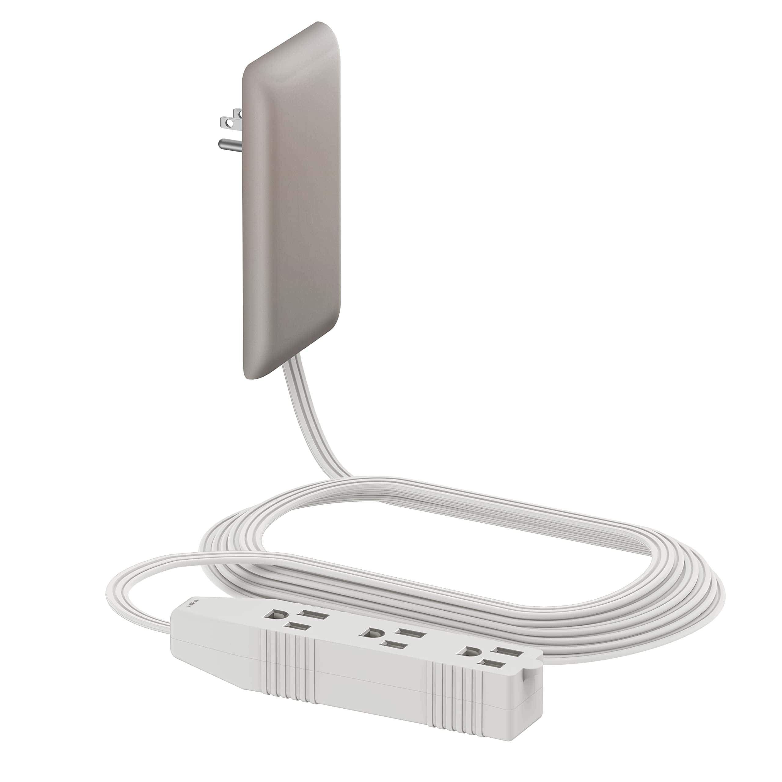Extensor de toma de corriente plana LIDER con 3
