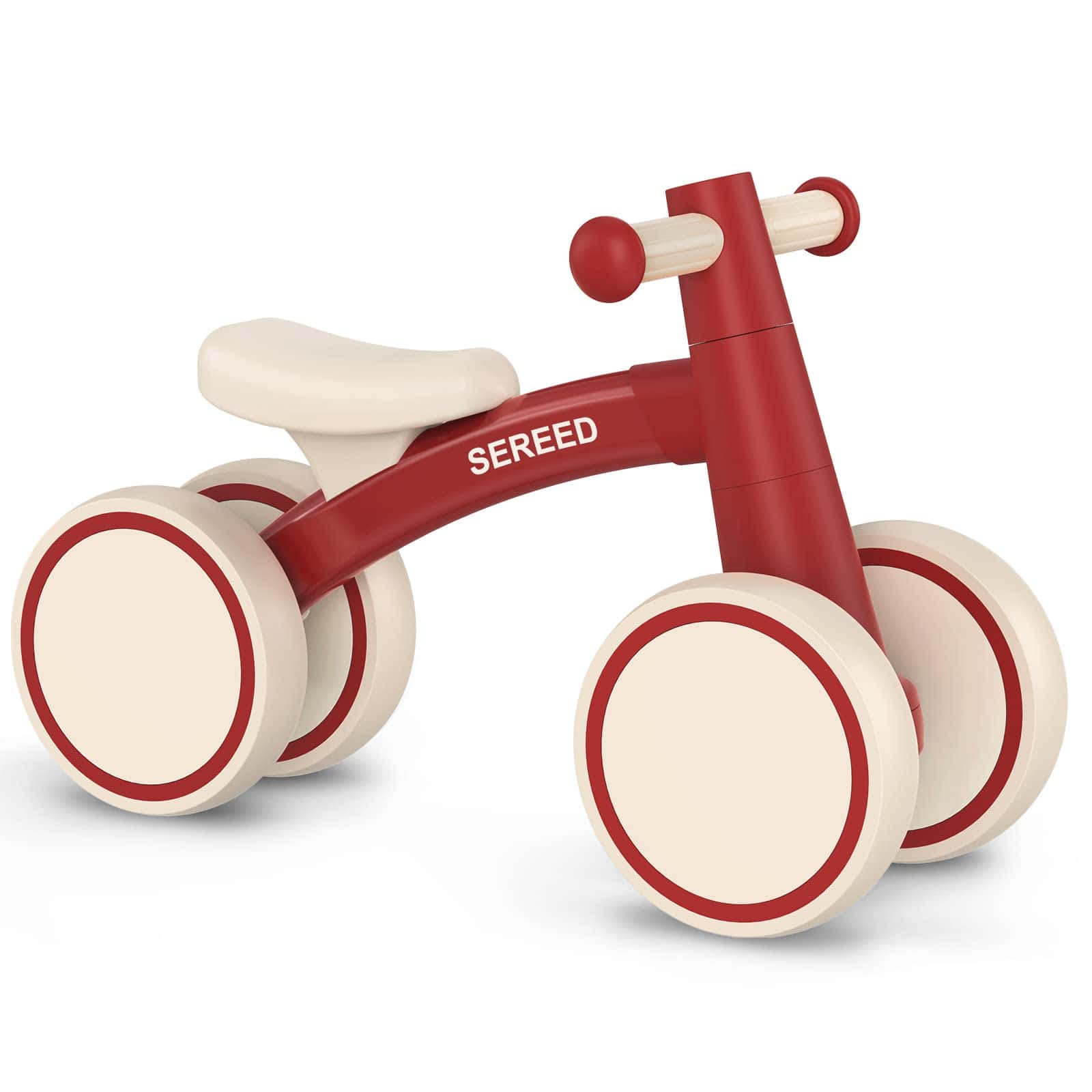 Triciclo para Bebe SEREED Primer Bicicleta 1 Año -Rojo