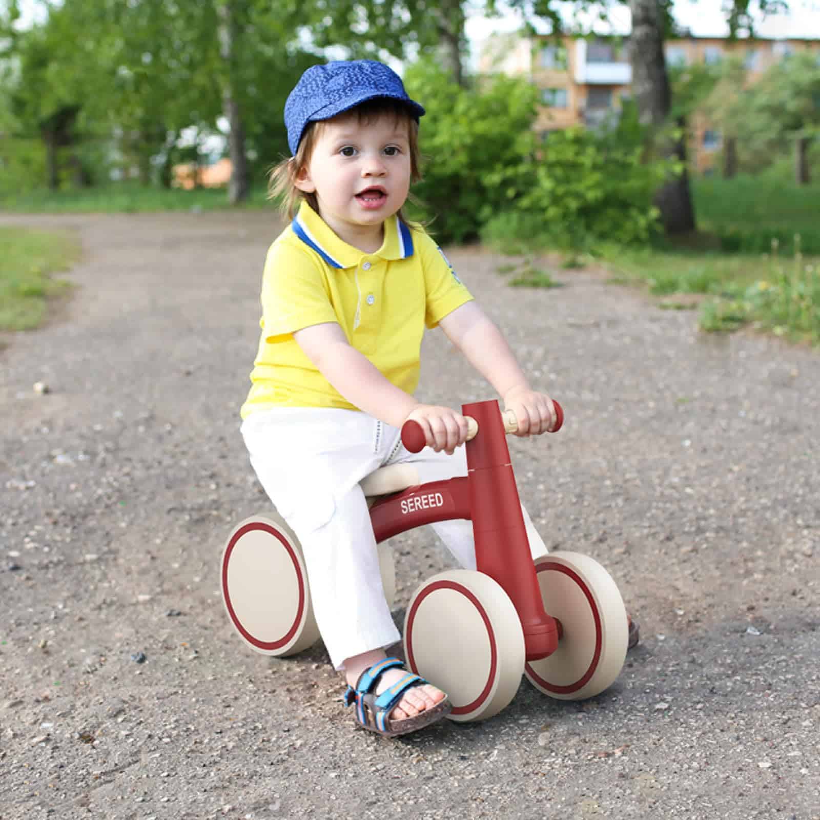 Triciclo para Bebe SEREED Primer Bicicleta 1 Año -Rojo - Image 9