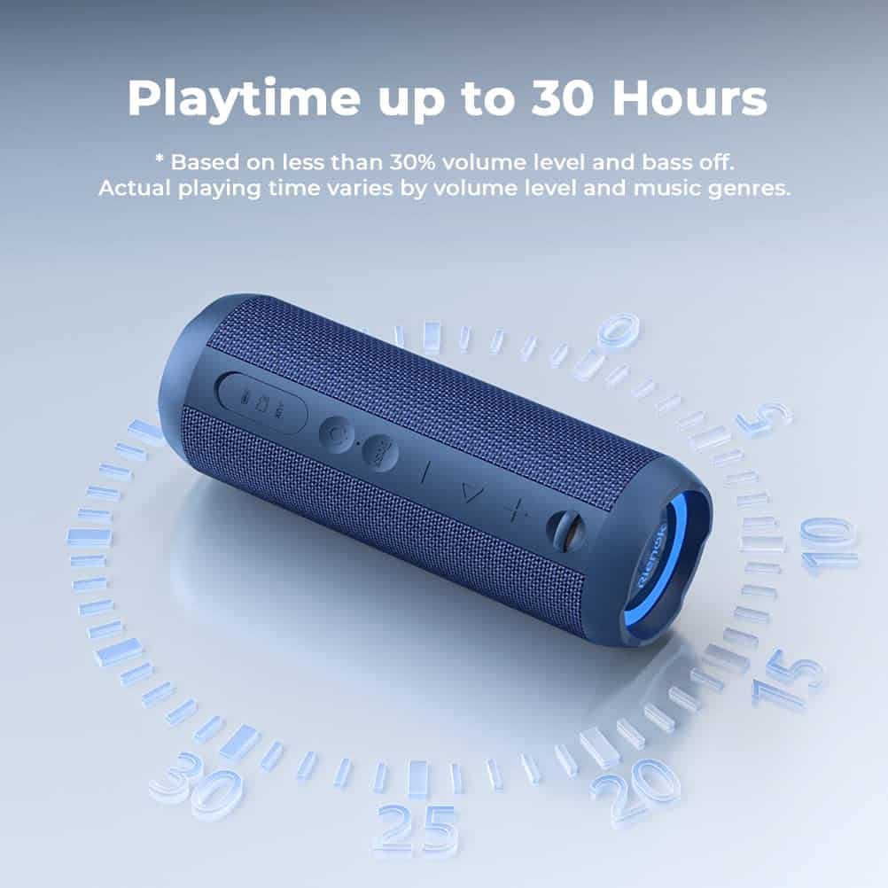 Altavoz Bluetooth portátil RIENOK 30W Doble Emparejamiento - Image 5
