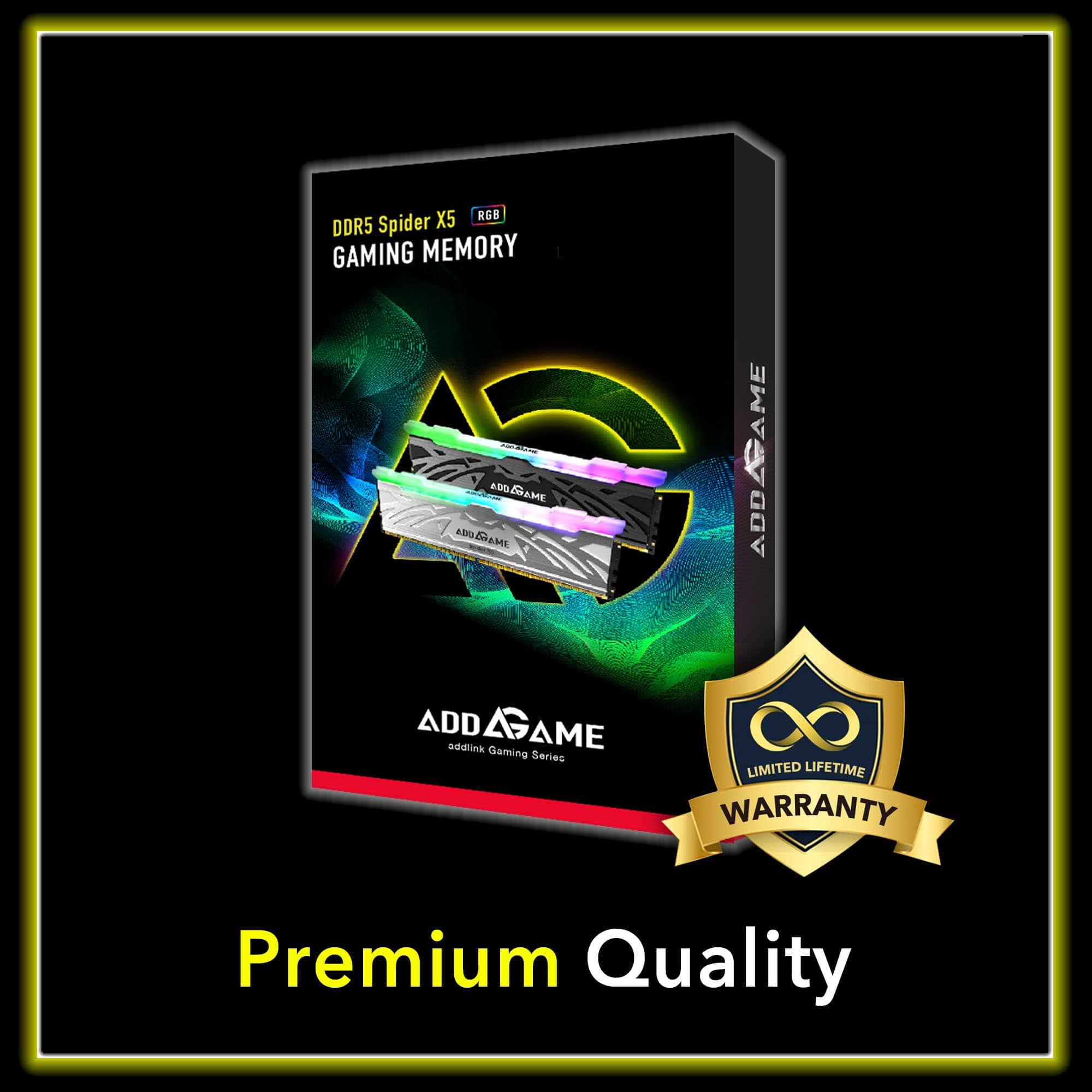 Memoria RAM DDR5 para Gaming addlink AddGame Spider X5 RGB - Image 8