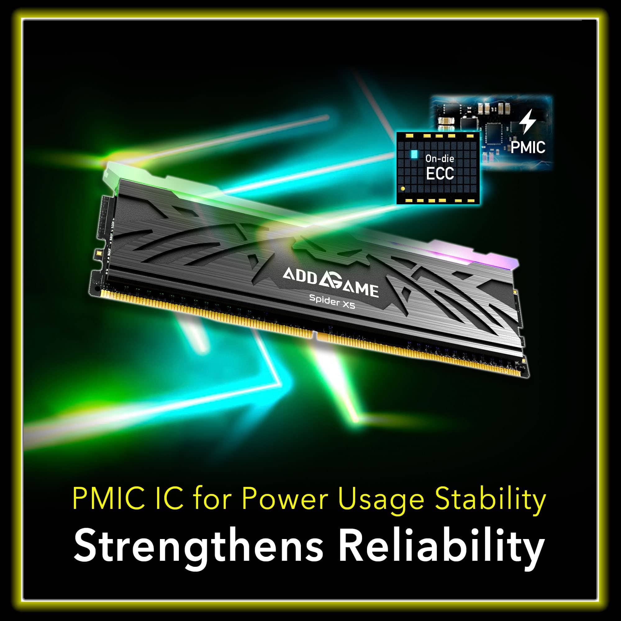 Memoria RAM DDR5 para Gaming addlink AddGame Spider X5 RGB - Image 7