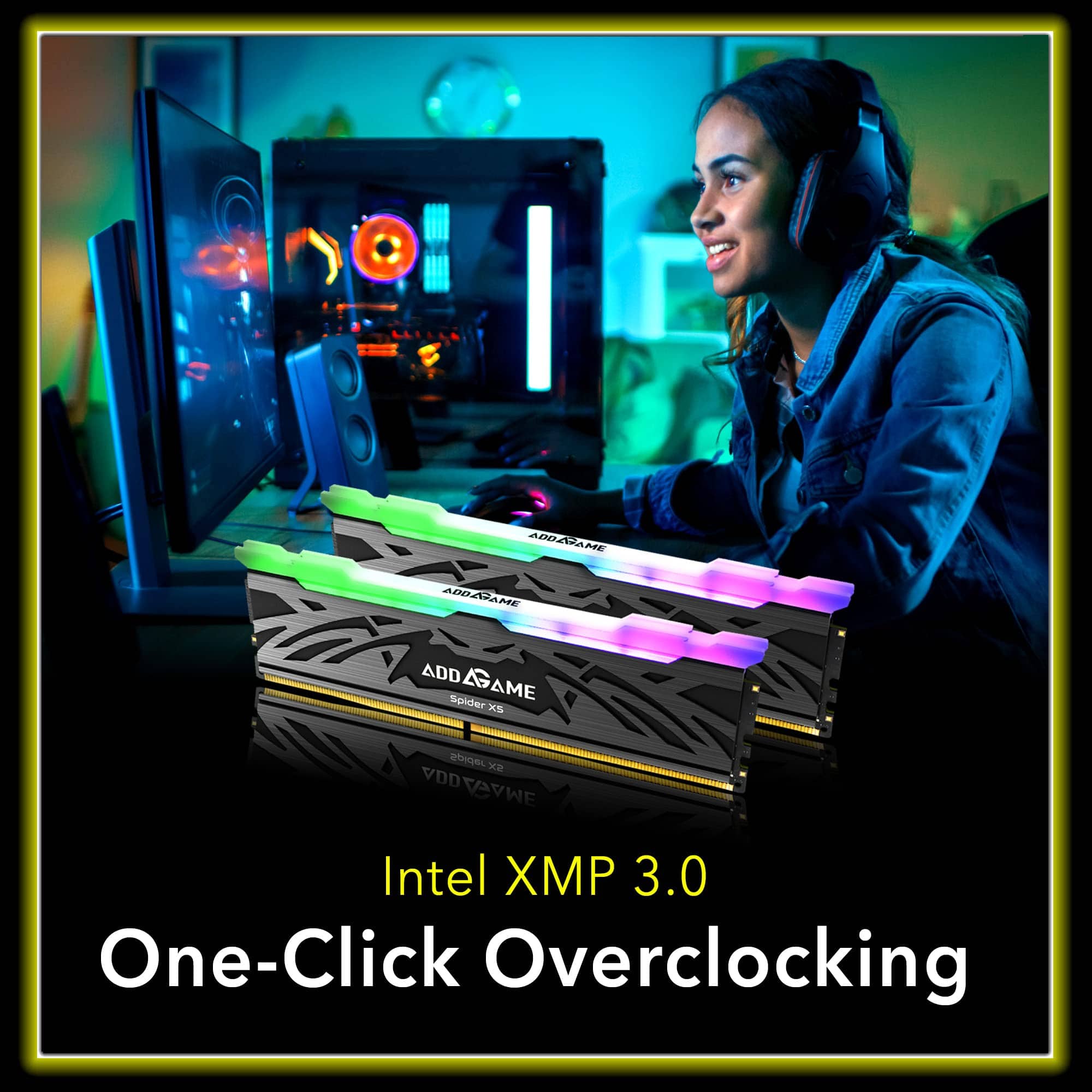 Memoria RAM DDR5 para Gaming addlink AddGame Spider X5 RGB - Image 5