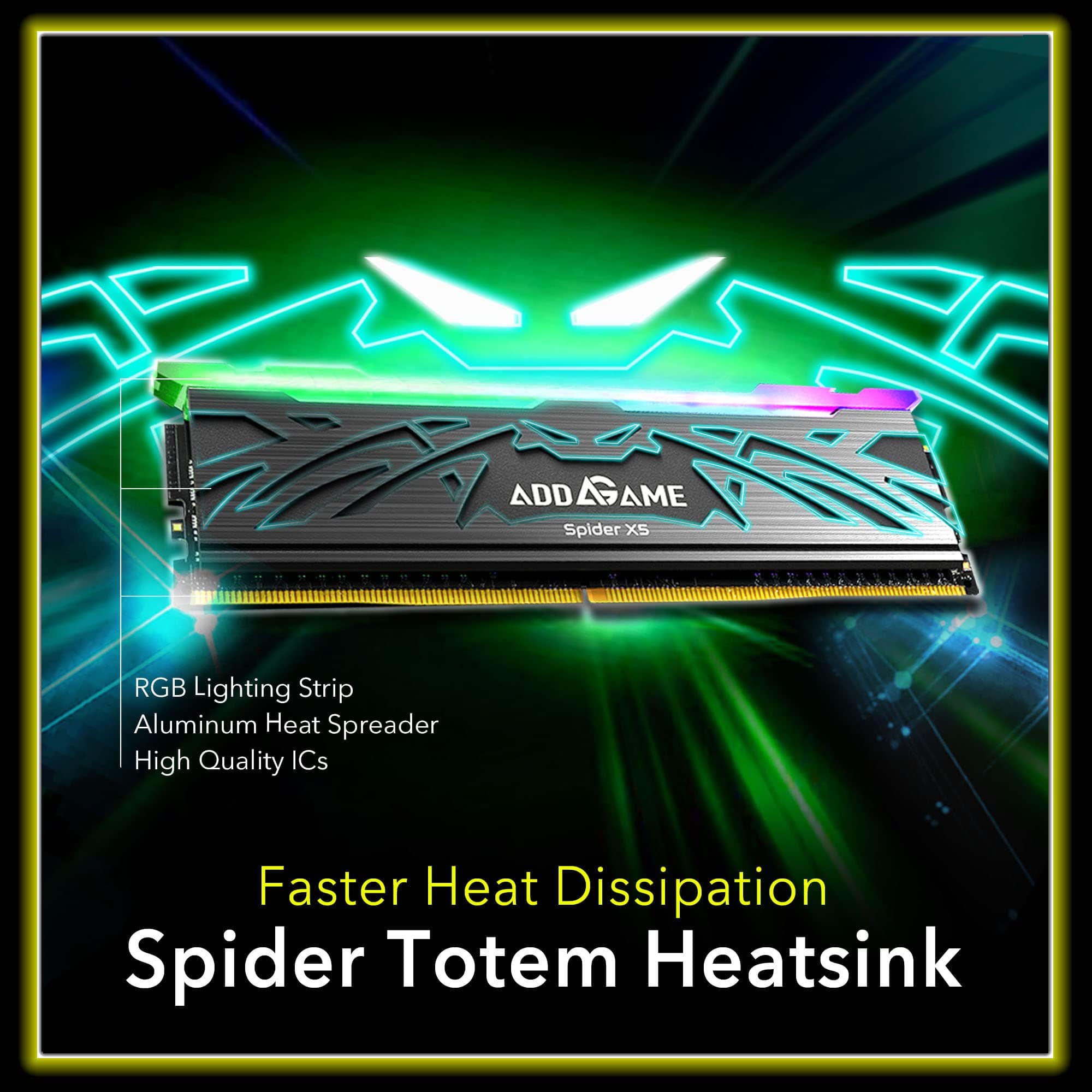Memoria RAM DDR5 para Gaming addlink AddGame Spider X5 RGB - Image 4