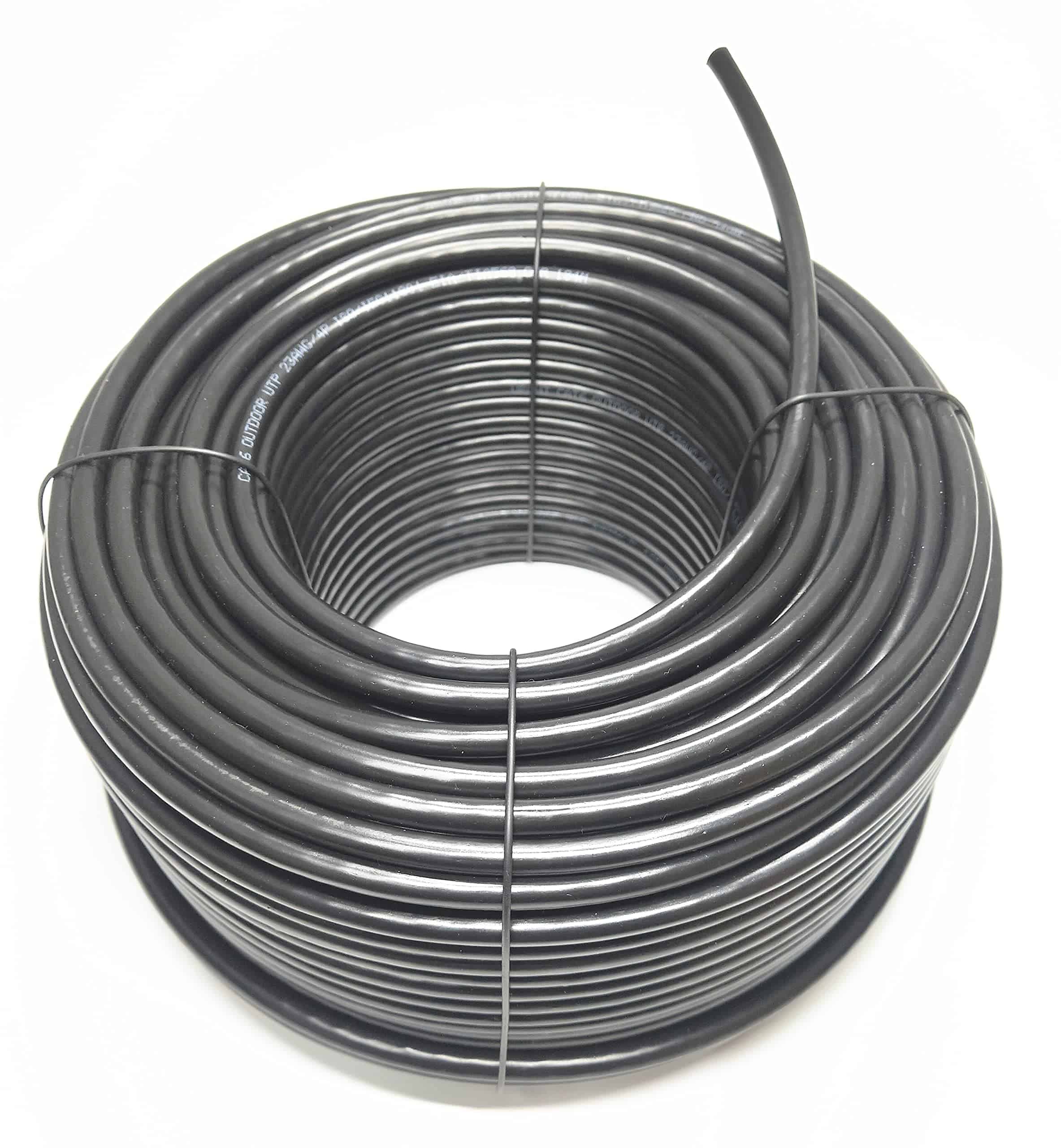 NTZNDZ Cable Ethernet Cat6 Para Exteriores 200FT, Doble