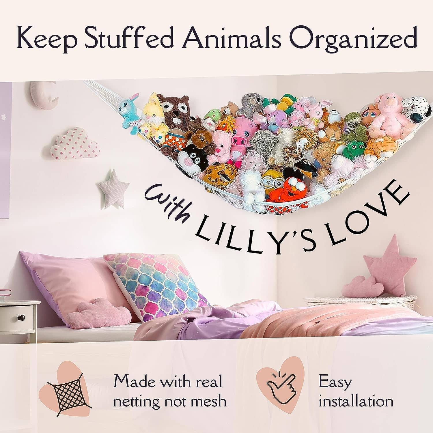 Red de Almacenamiento para Peluches Lilly's Love, - Image 3