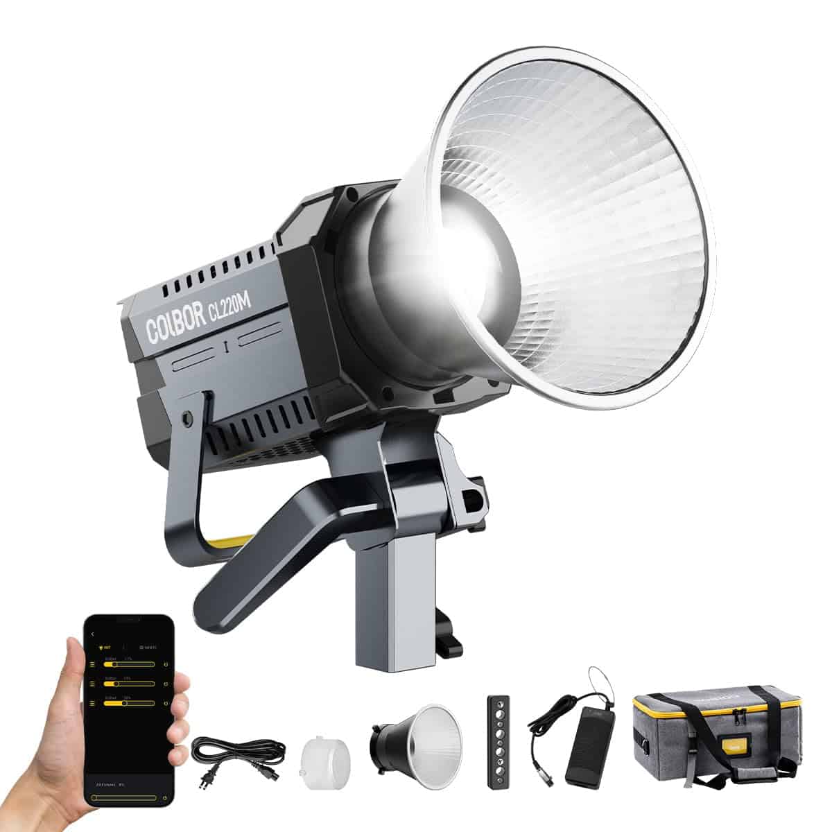 Video Light, COLBOR CL220M 220W Iluminación Continua