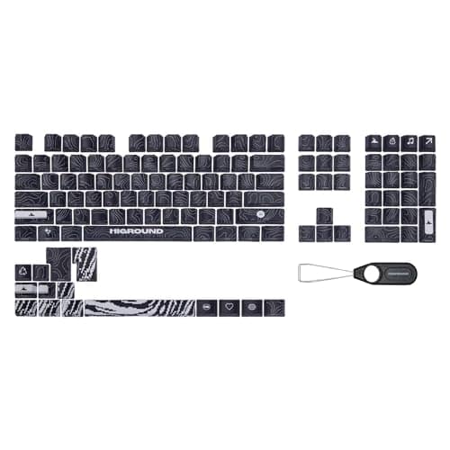 Set De Teclas Pbt Sublimadas Higround Topograph - Para