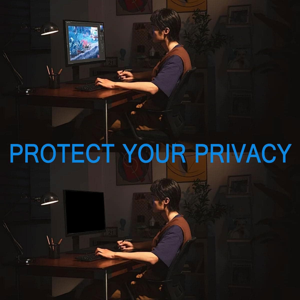Filtro de privacidad de pantalla de ordenador de acrílico - Image 4