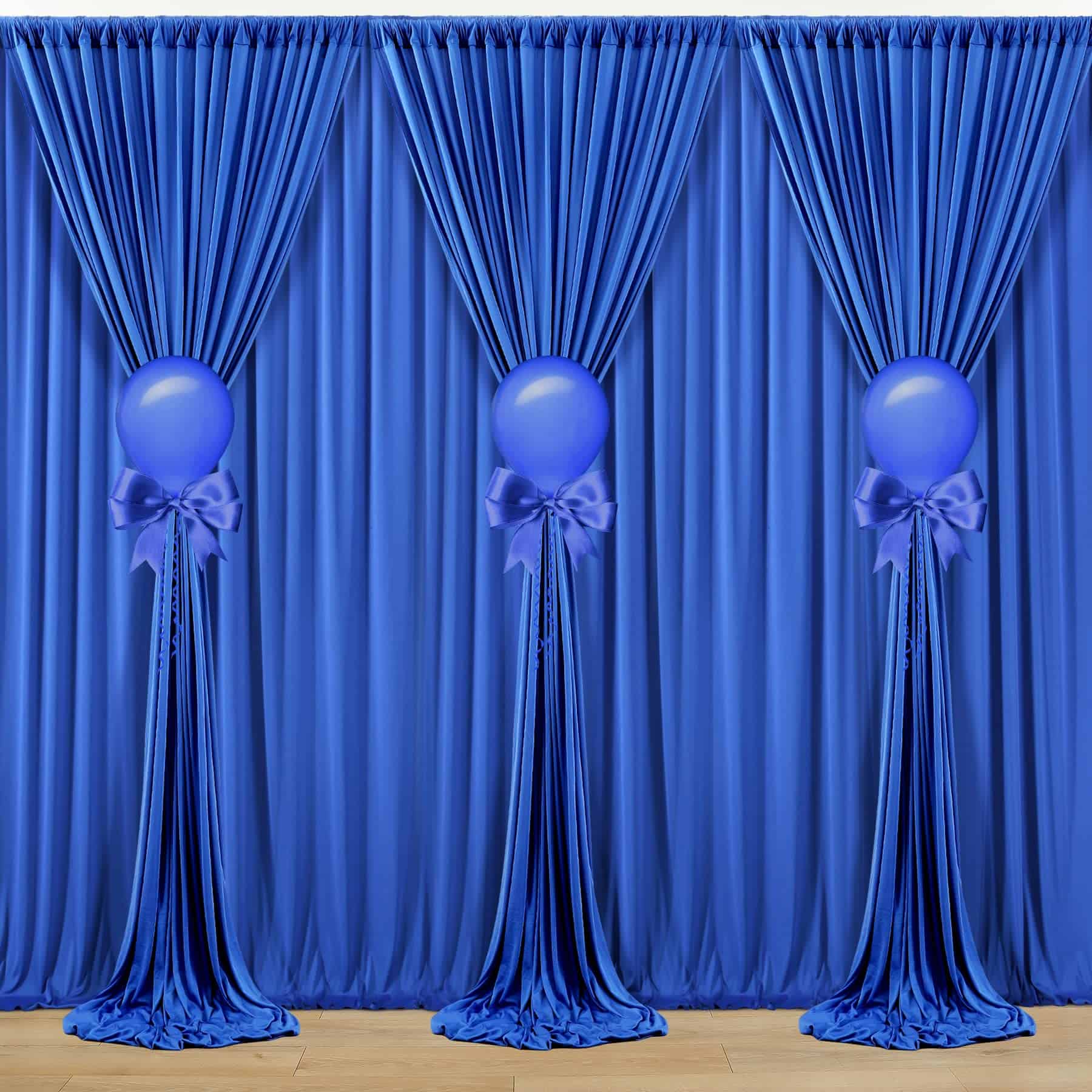 Cortinas de fondo sin arrugas de 10 pies x 20 pies, paneles