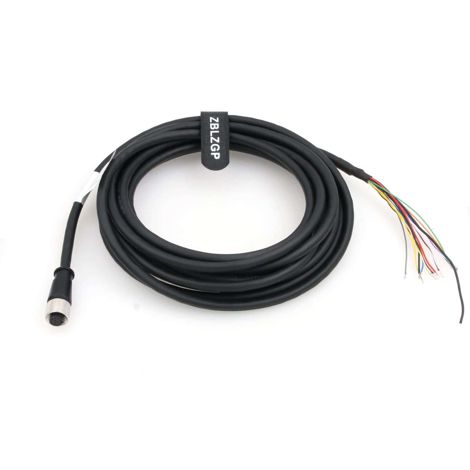 Cable de señal blindado ZBLZGP M12 A-Coded de 12 pines