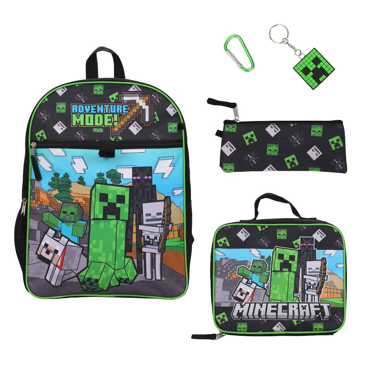 Conjunto de mochila de la Aventura Minecraft de BIOWORLD de