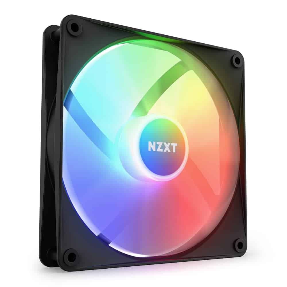 NZXT F140 RGB Core - Ventilador RGB de 140 mm montado en el